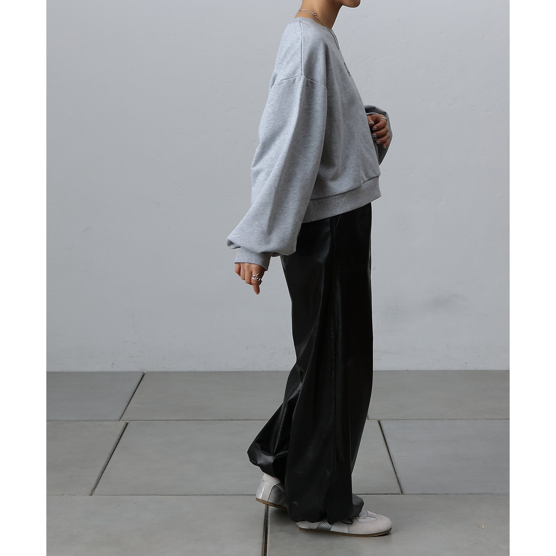 フェイクレザードロストパンツ | ファッション通販サイト NUGU