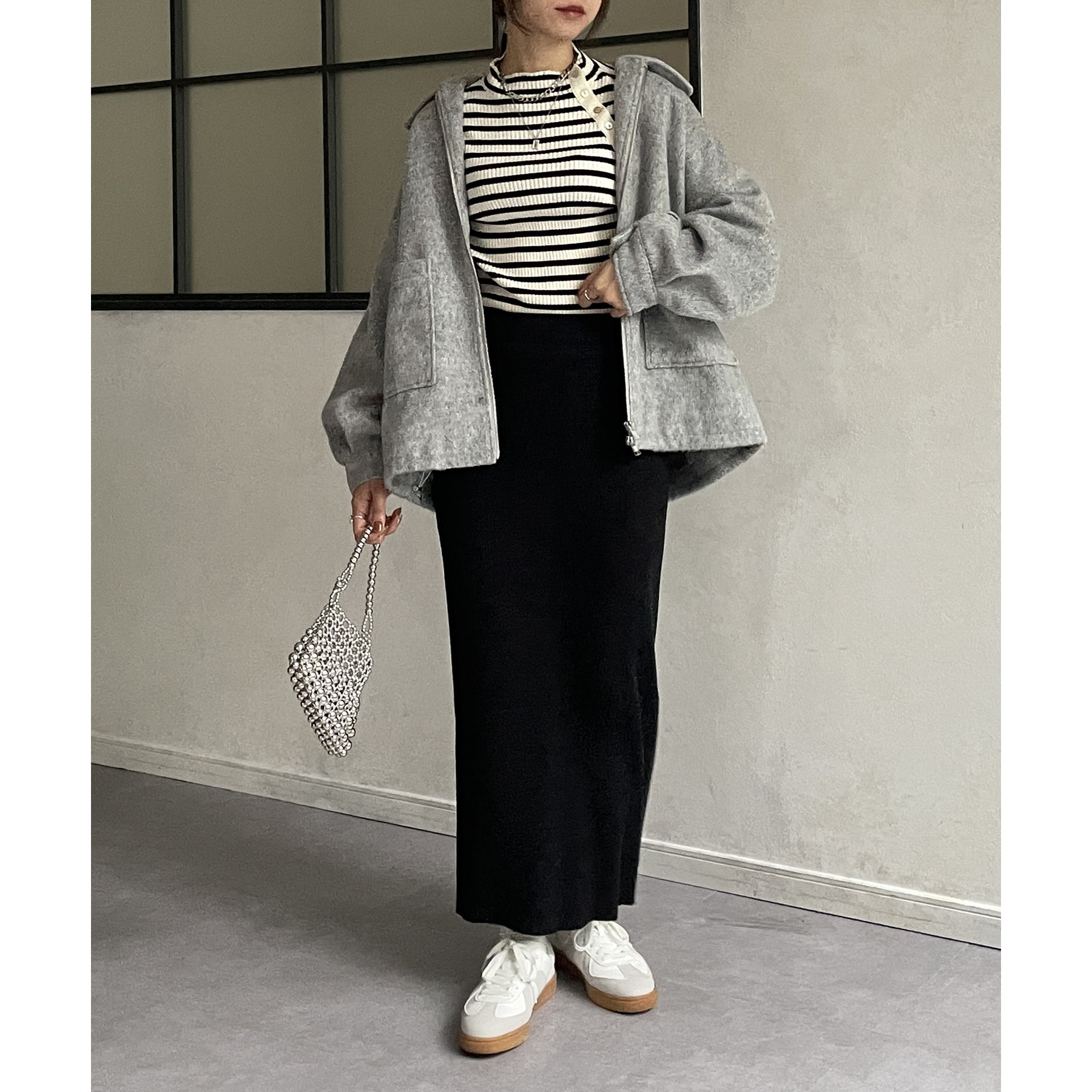 シャギーダブルジップミドルブルゾン | ファッション通販サイト NUGU