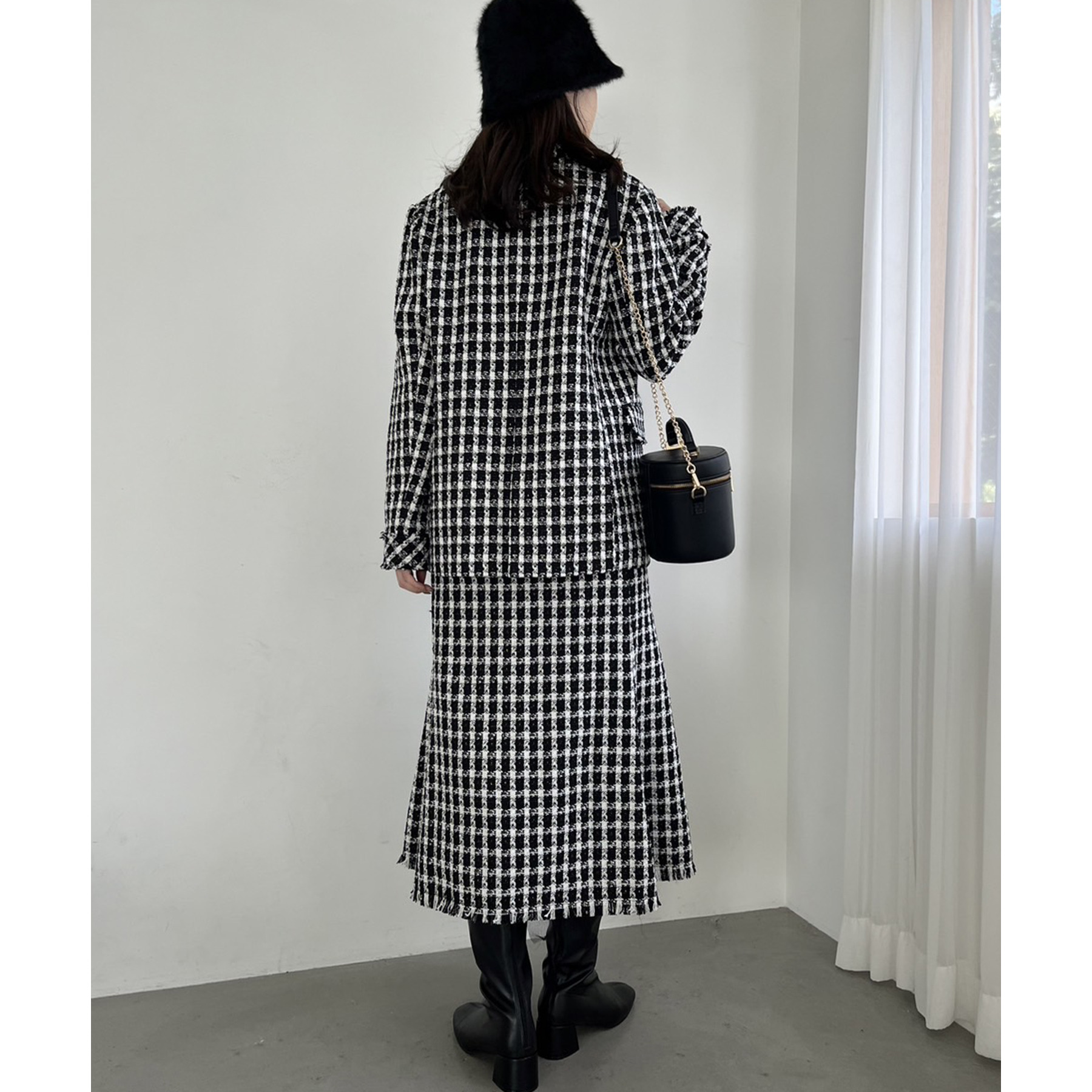 megumi企画】ツイードジャンスカ | ファッション通販サイト NUGU