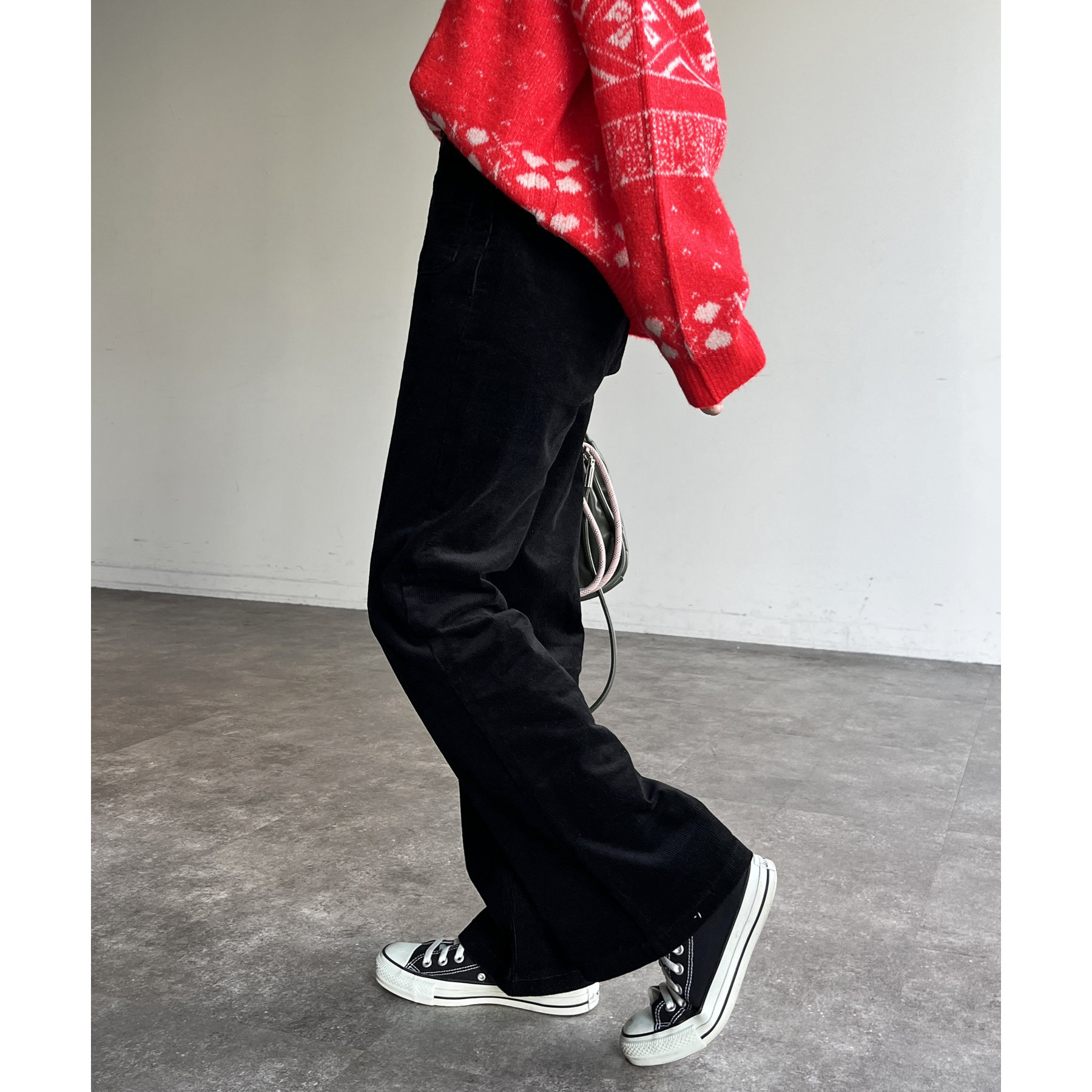 予約済み　完売品！バックラッシュ　ストレッチコーデュロイフレアパンツ 完売品！バックラッシュ ストレッチコーデュロイフレアパンツ