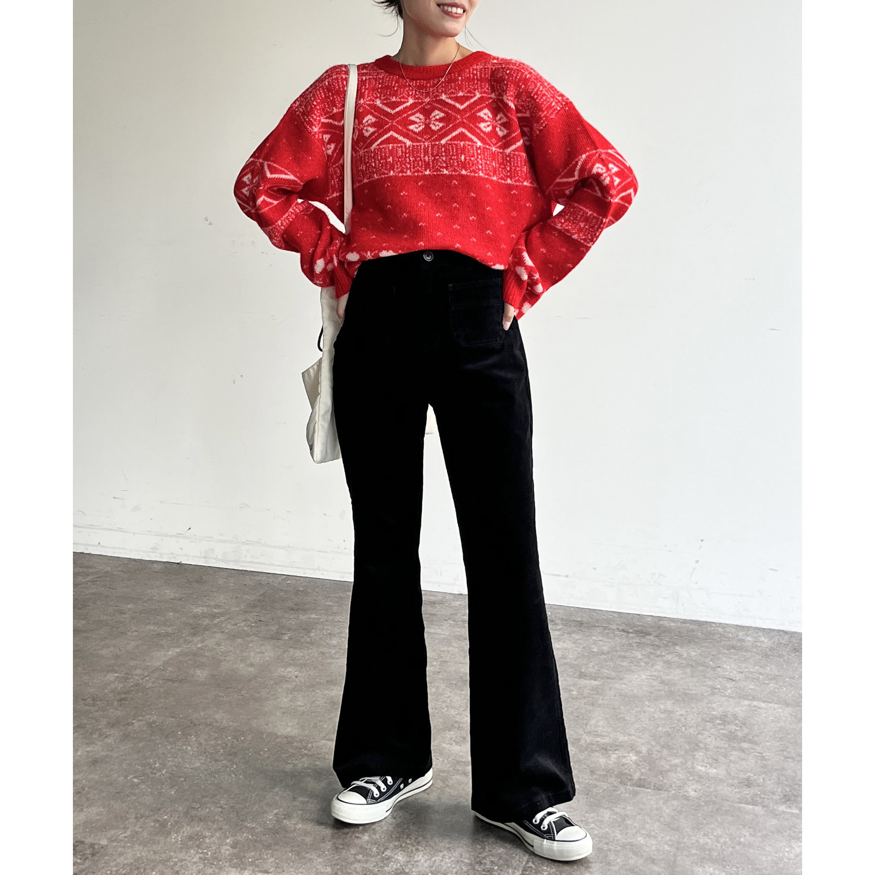 ストレッチコーデュロイフレアパンツ | ファッション通販サイト NUGU