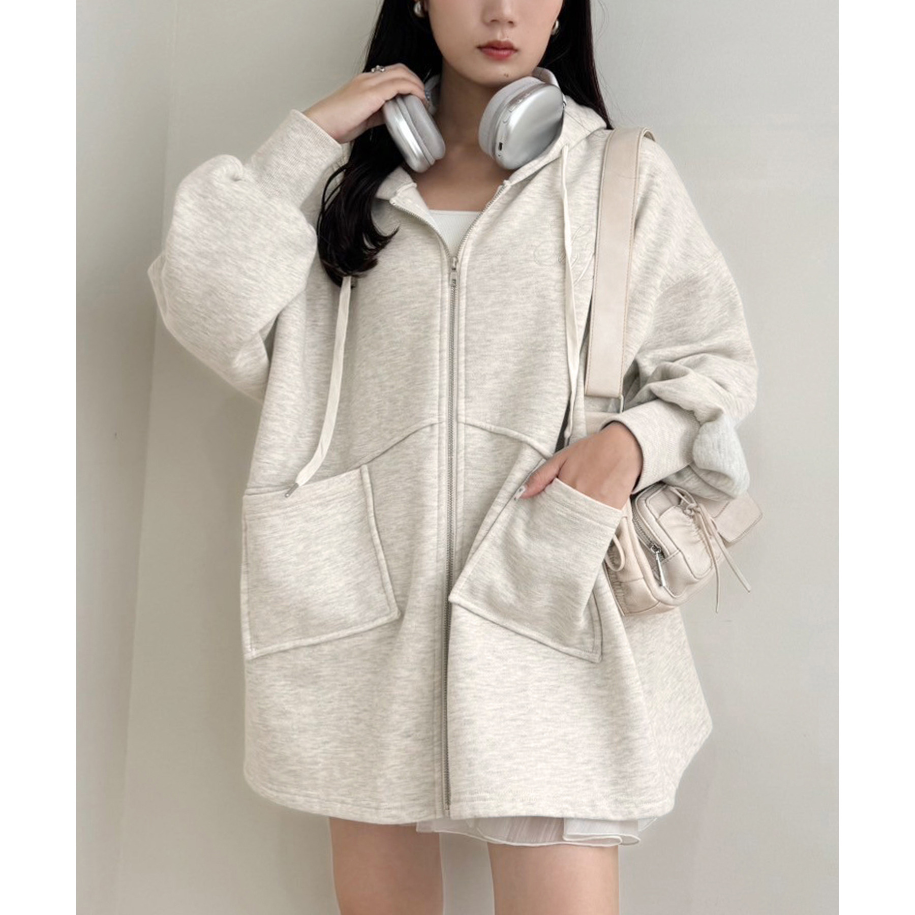 ビッグシルエットジップパーカー／裏毛 | ファッション通販サイト NUGU