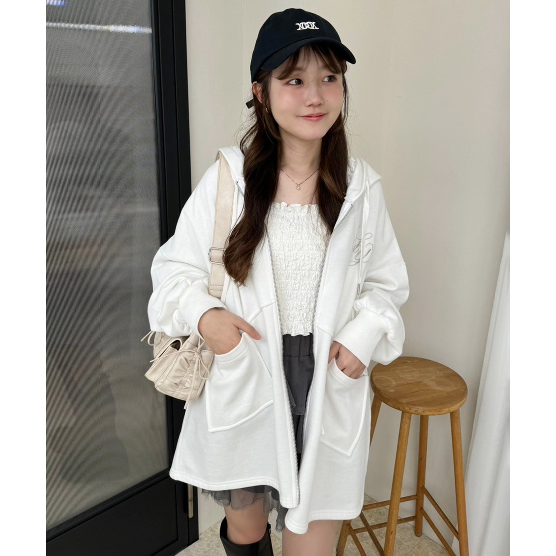 ビッグシルエットジップパーカー／裏毛 | ファッション通販サイト NUGU