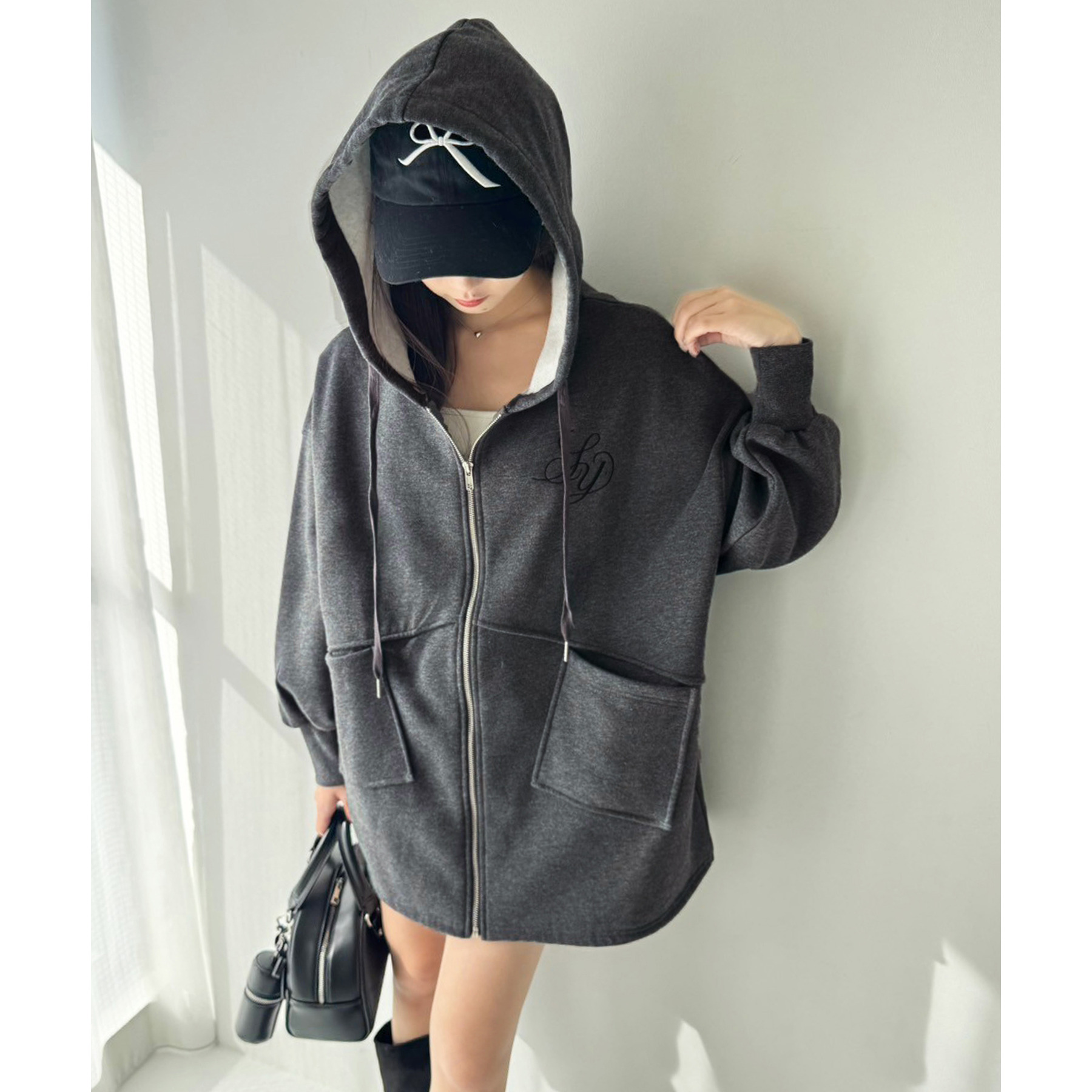 ビッグシルエットジップパーカー／裏毛 | ファッション通販サイト NUGU