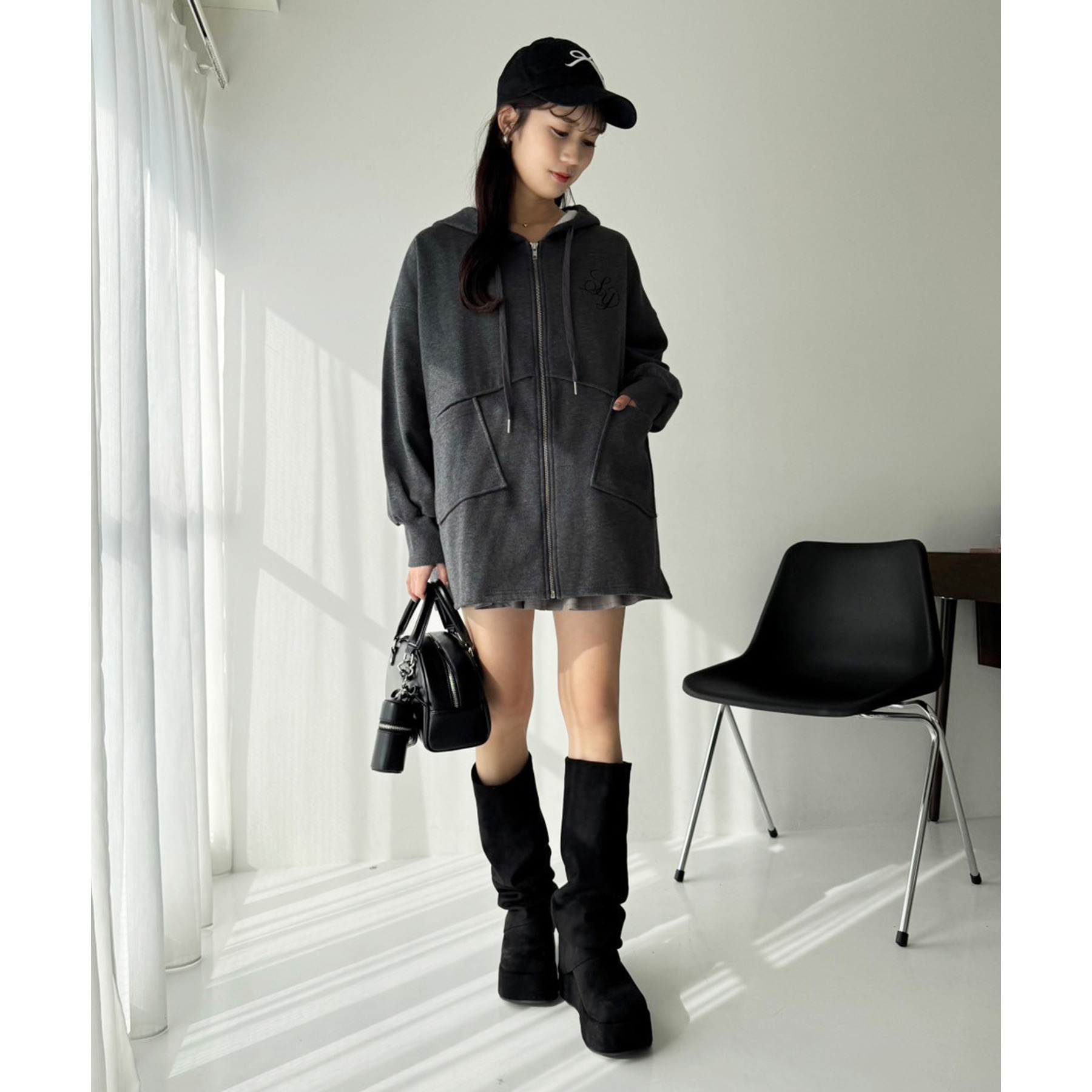 ビッグシルエットジップパーカー／裏毛 | ファッション通販サイト NUGU