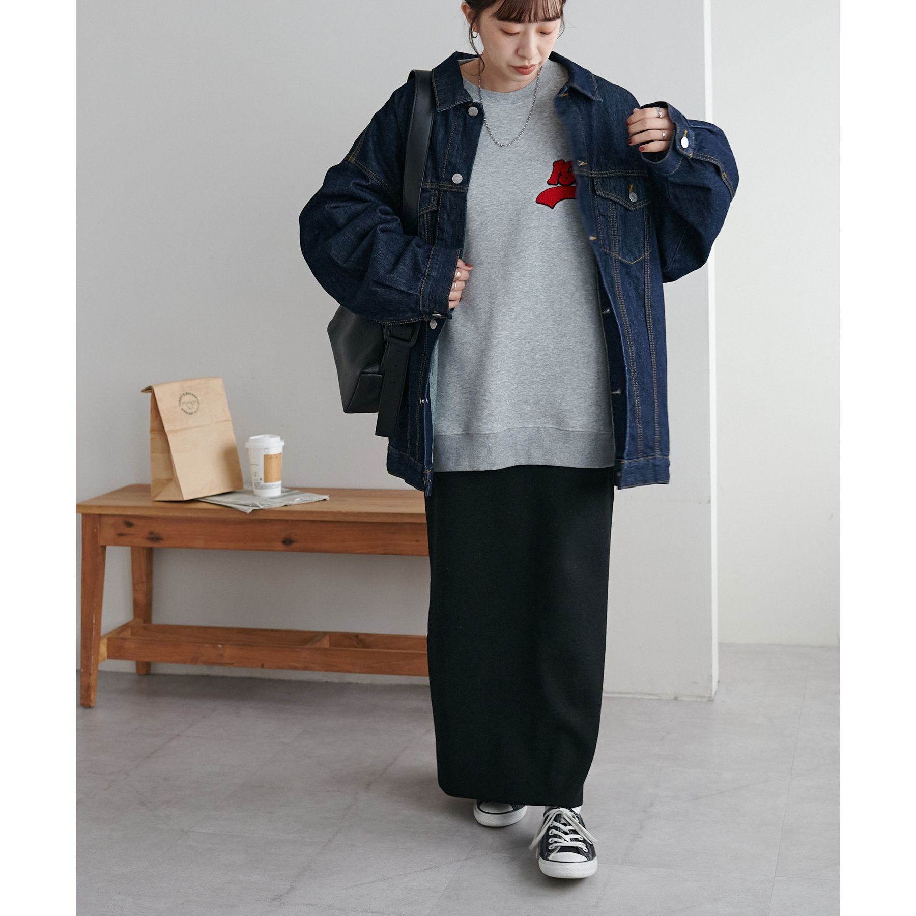 衣類01／S：salsation サルセーション　トレーナー　ネイビーブルー 衣類01／S：salsation サルセーション トレーナー ネイビー