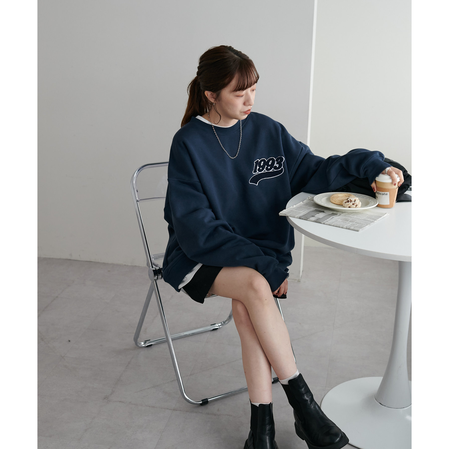 ユニセックス】サガラワンポイント刺繍スウェット | ファッション通販