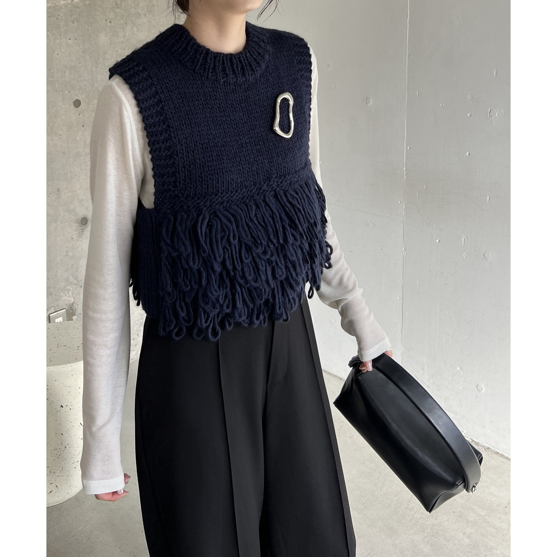 YENN＞ループハンドニットベスト | ファッション通販サイト NUGU