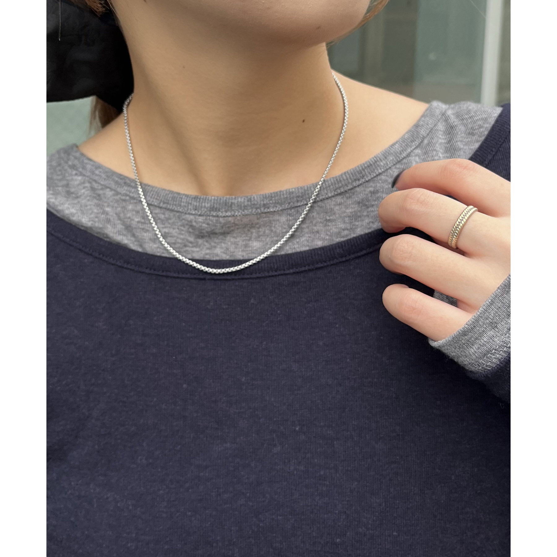 まとめ買いのチャンス‼ネックレスケース60個セット‼‼(chi) 60cmスライド☆サージカルステンレスネックレス ～ボックス