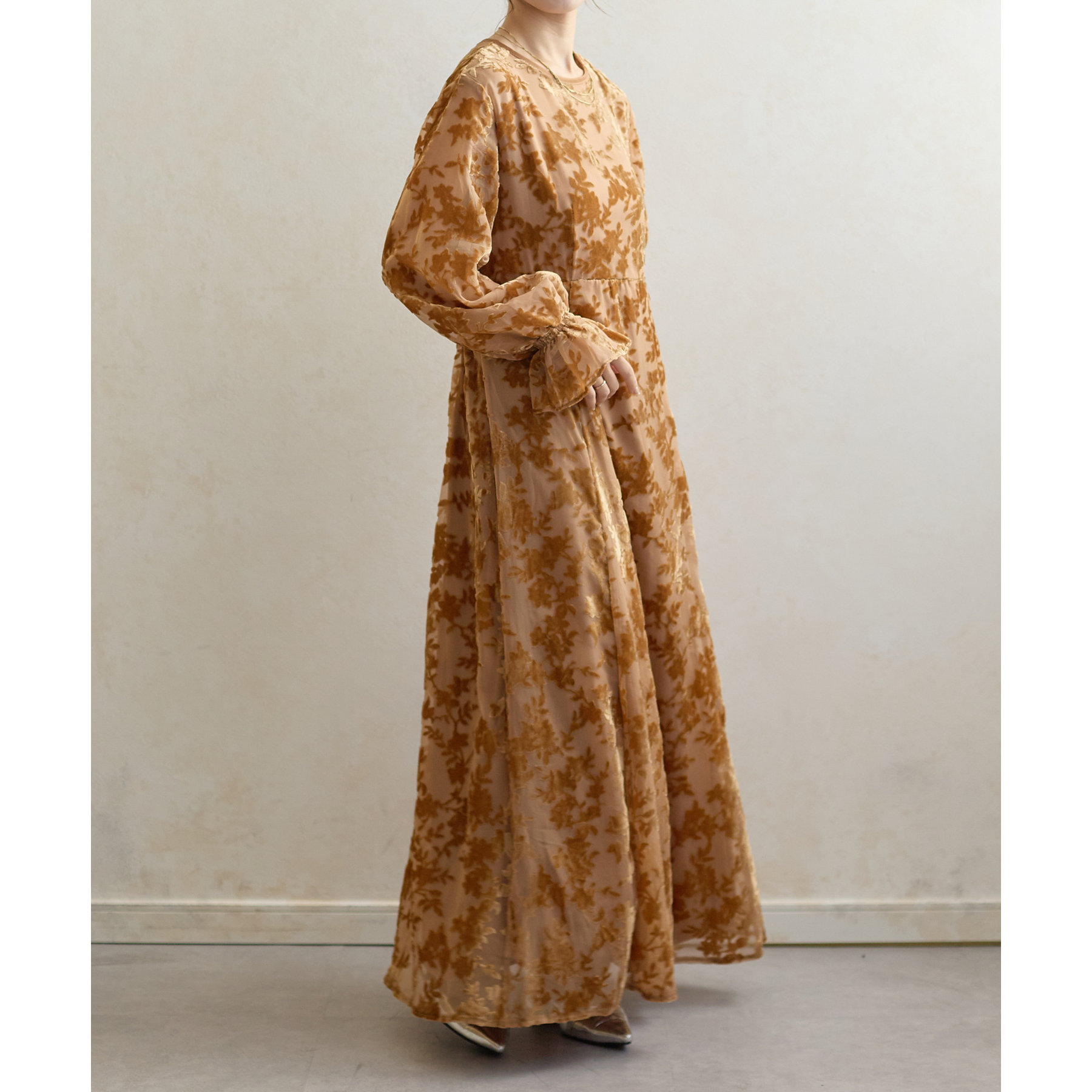 オケージョン】フラワージャガードワンピース | ファッション通販