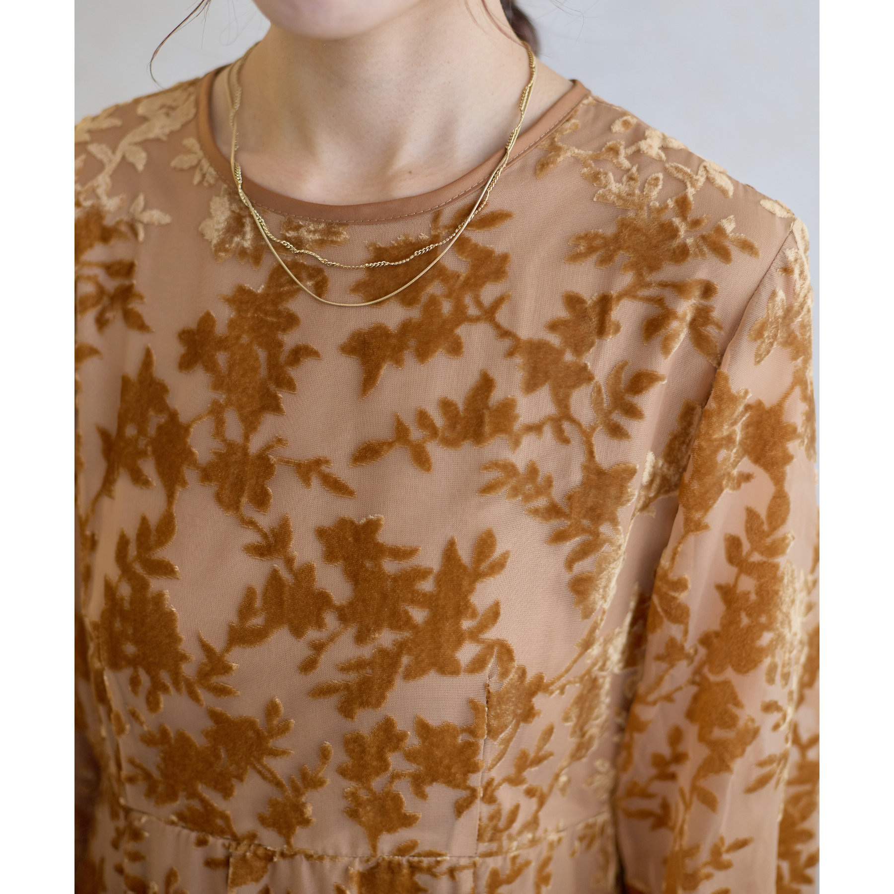 オケージョン】フラワージャガードワンピース | ファッション通販