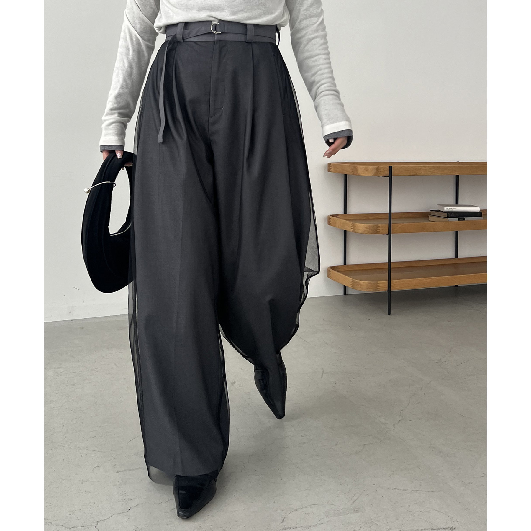 チュールレイヤードパンツ | ファッション通販サイト NUGU