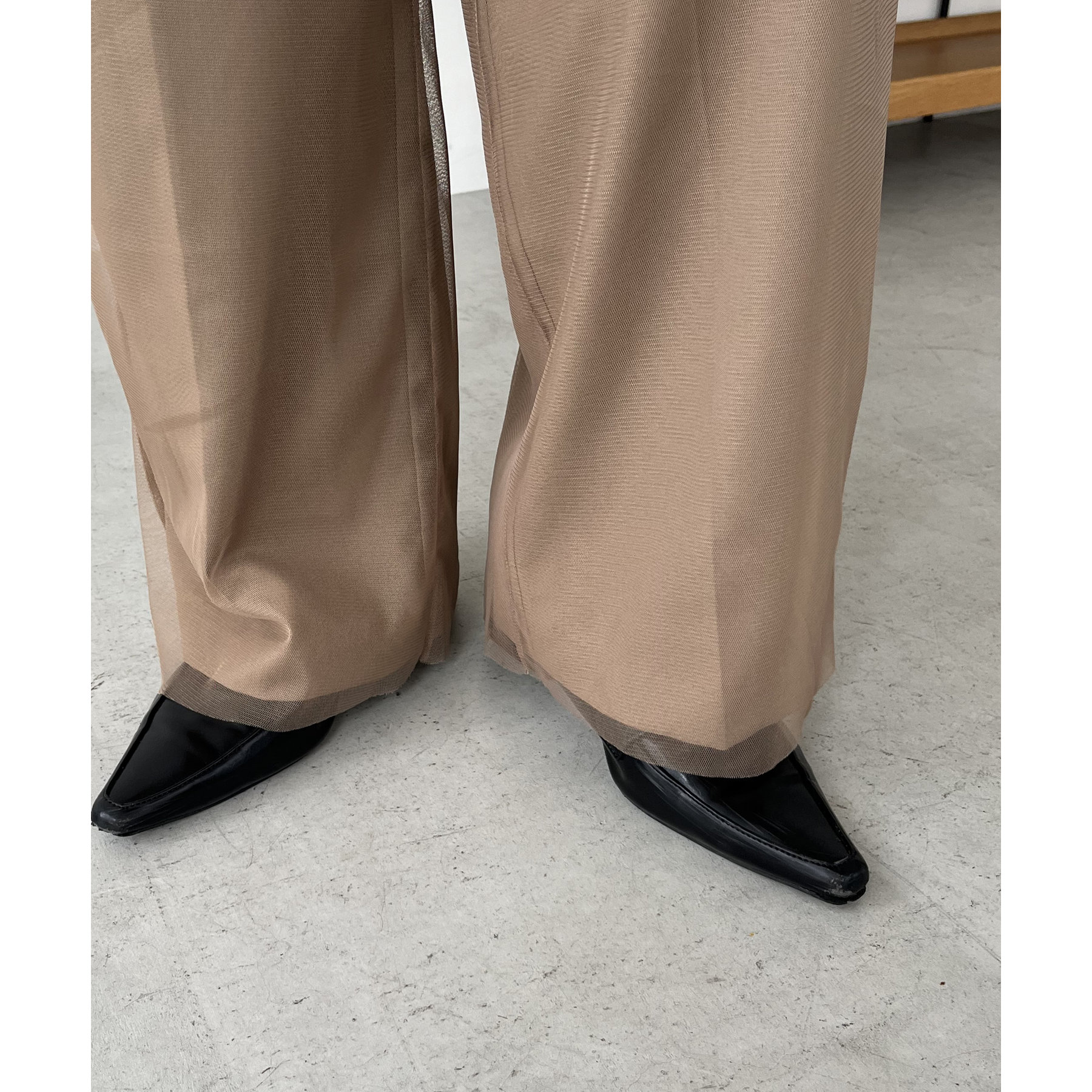 チュールレイヤードパンツ | ファッション通販サイト NUGU