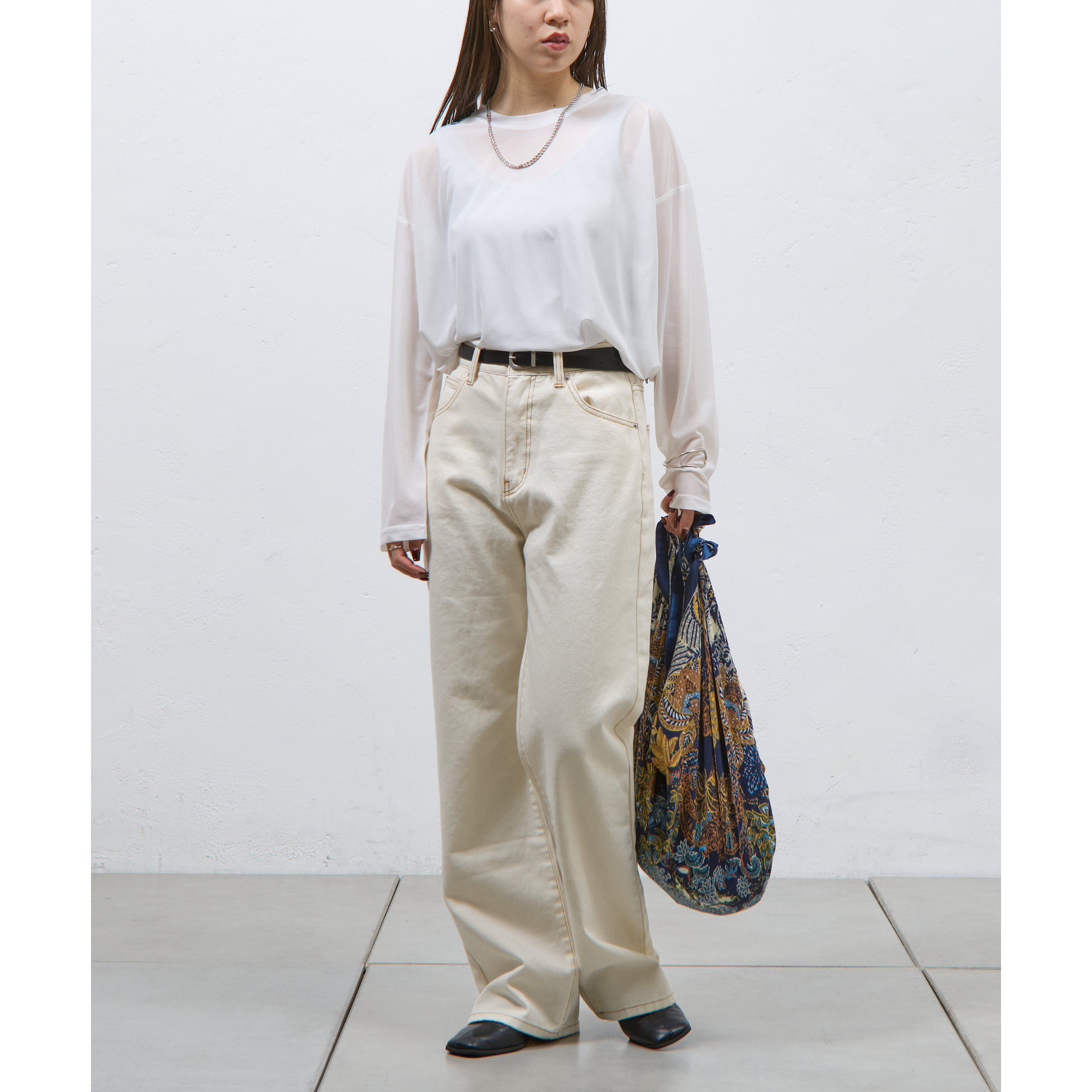 ボタニカル大判スカーフ 90×90 | ファッション通販サイト NUGU