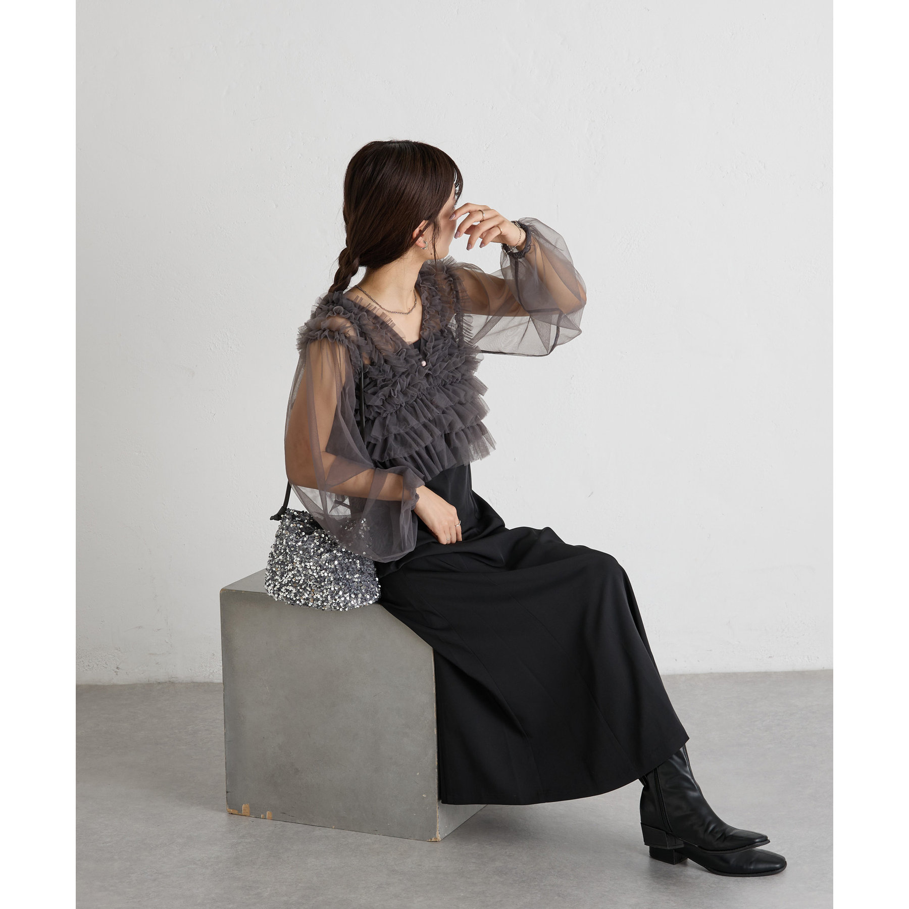 オケージョン】チュールセットキャミワンピース | ファッション通販