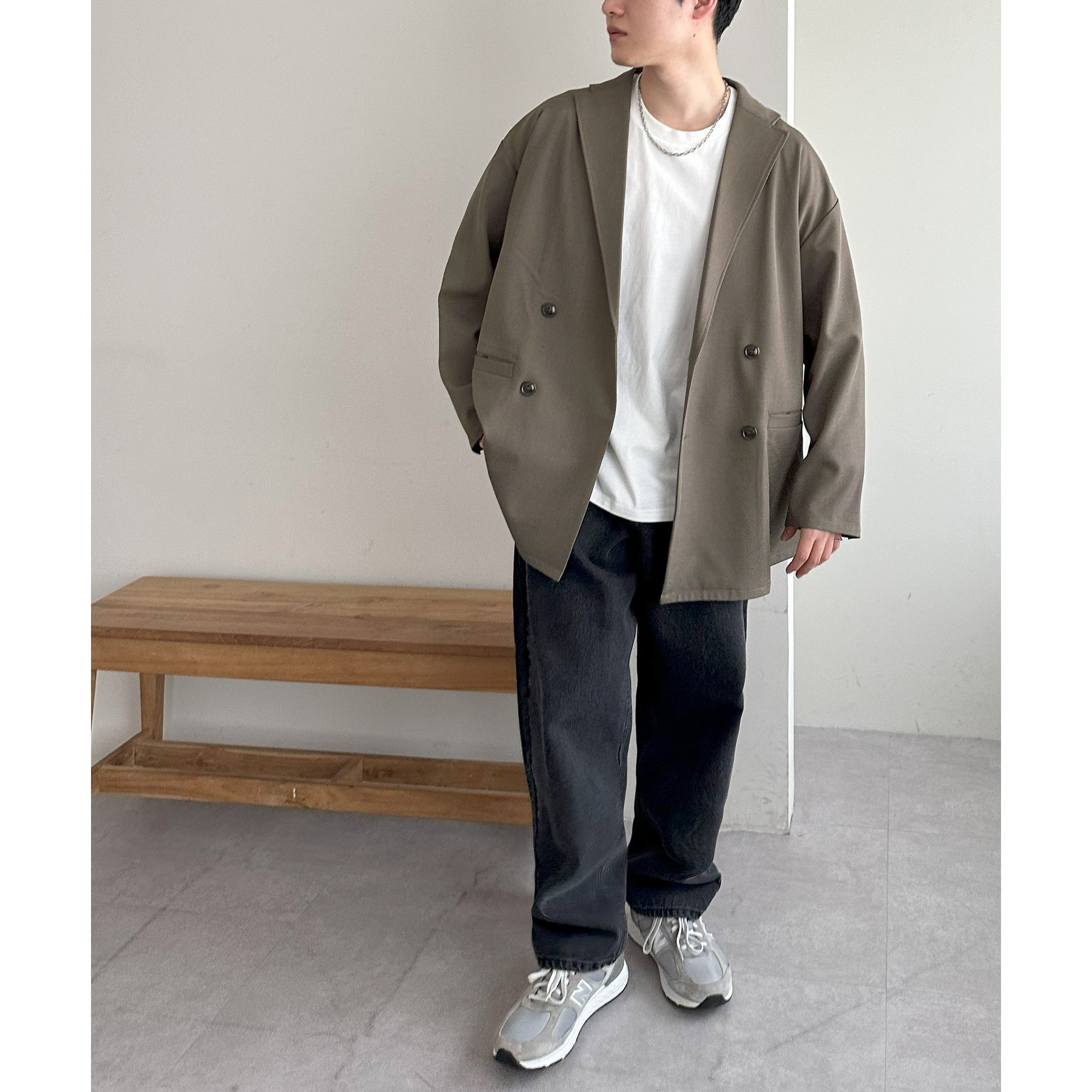 WEB限定/ユニセックス】Wブレストオーバージャケット | ファッション