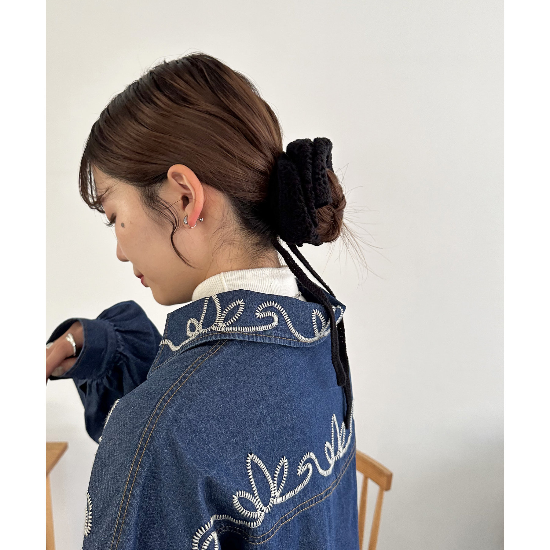 アバカ バンブーバック M+abaca 花繋ぎ 夏単衣 6353 - メルカリ