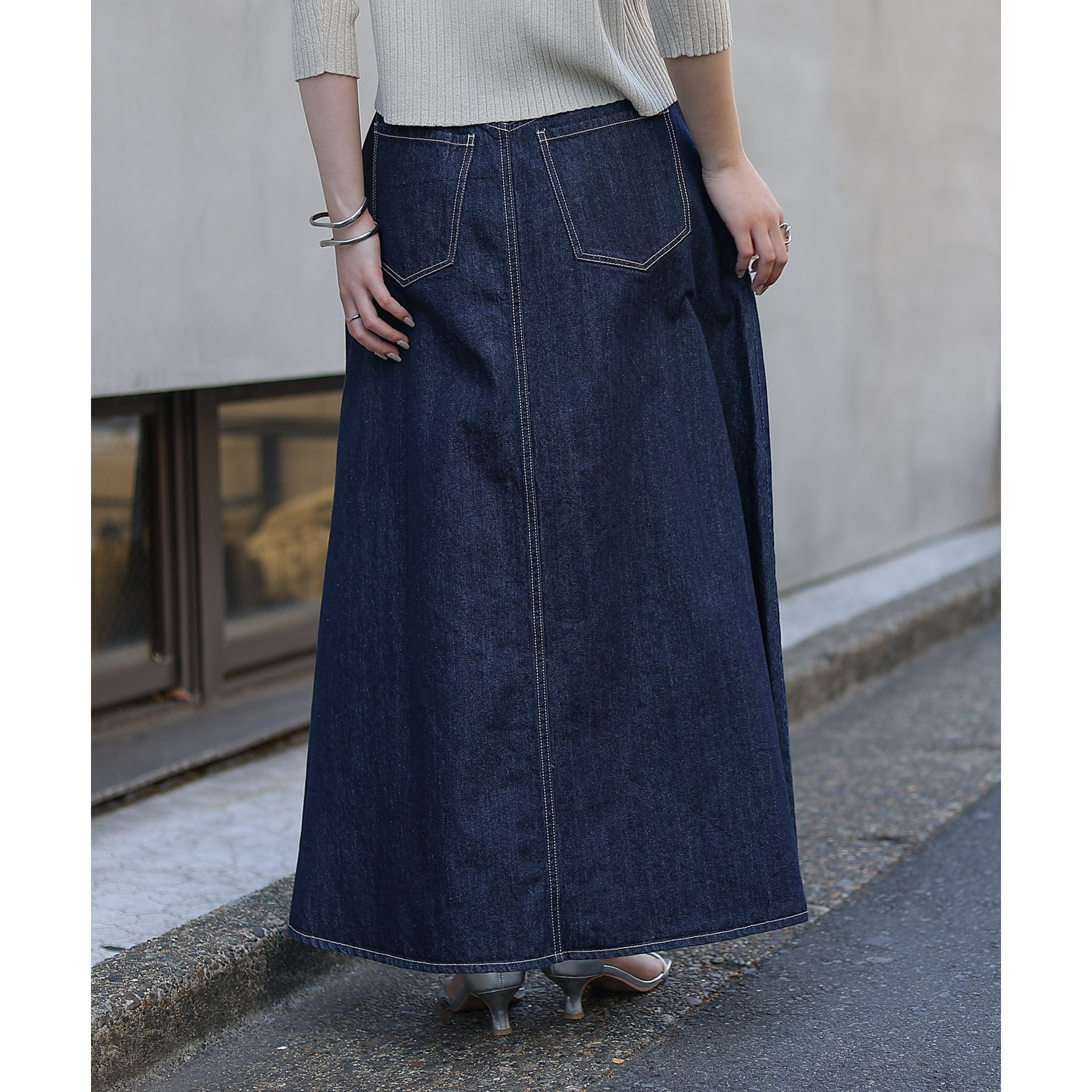 デニムフレアスカート | ファッション通販サイト NUGU