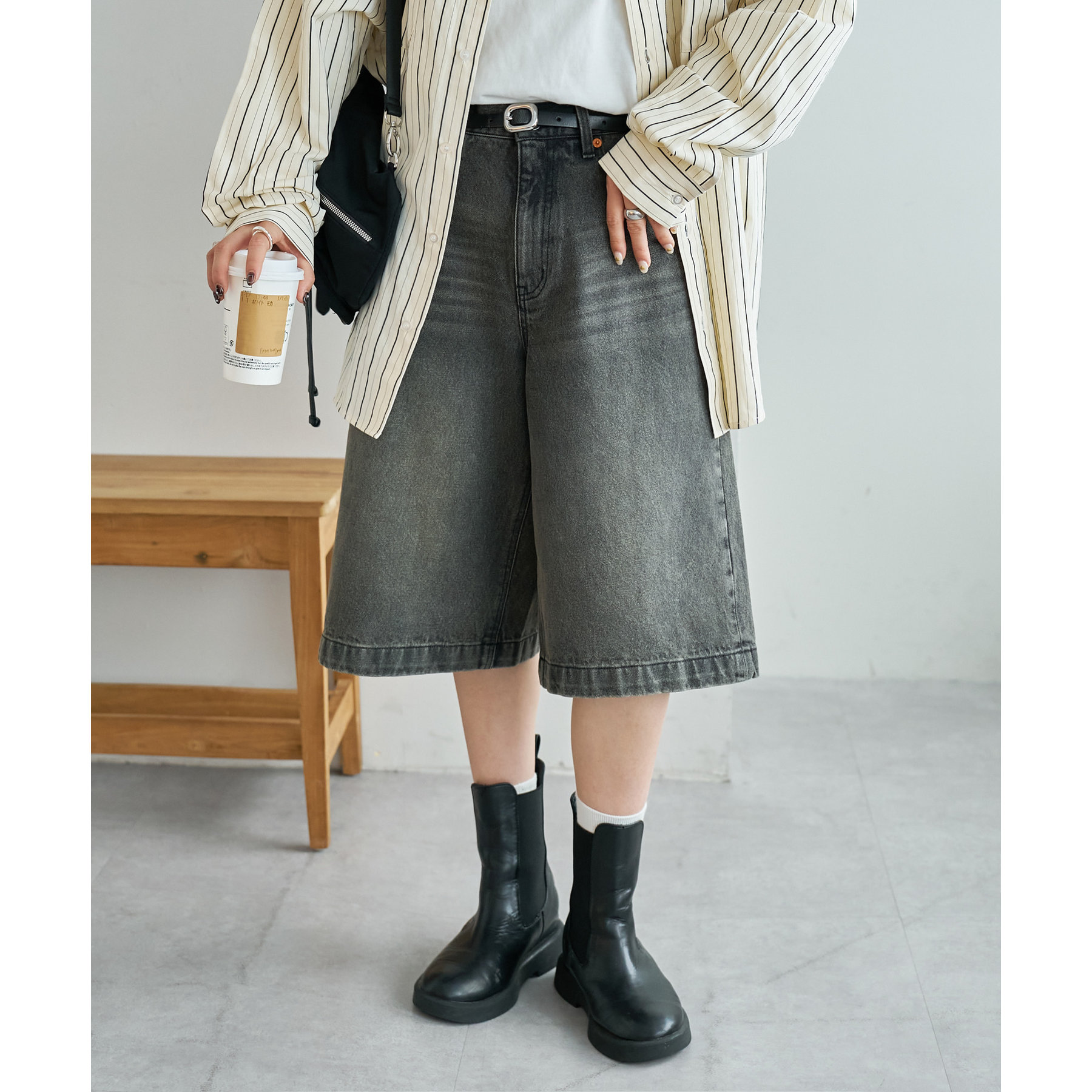somett ハーフパンツ ヴィンテージ加工