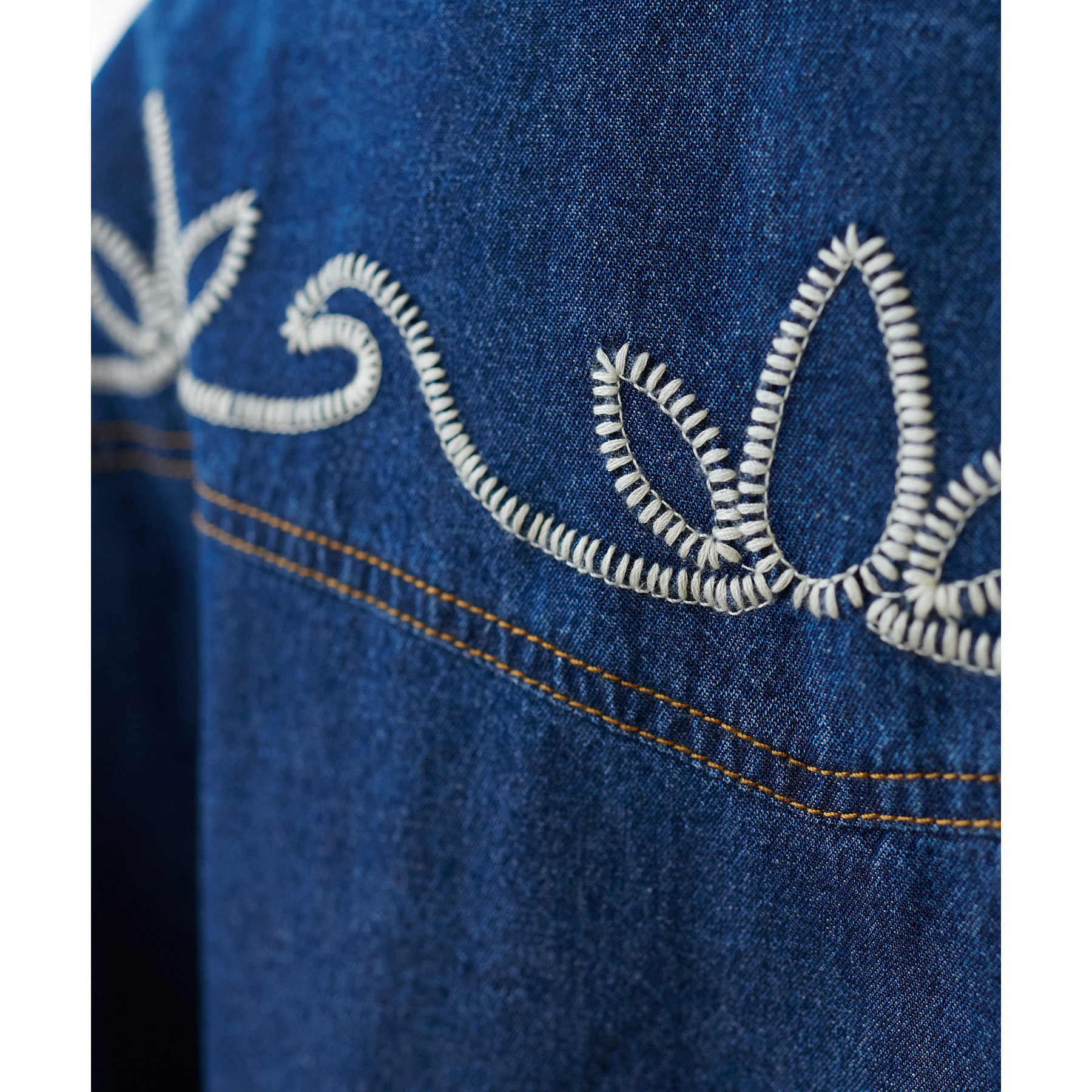 デニム刺繍ウエスタンシャツ | ファッション通販サイト NUGU