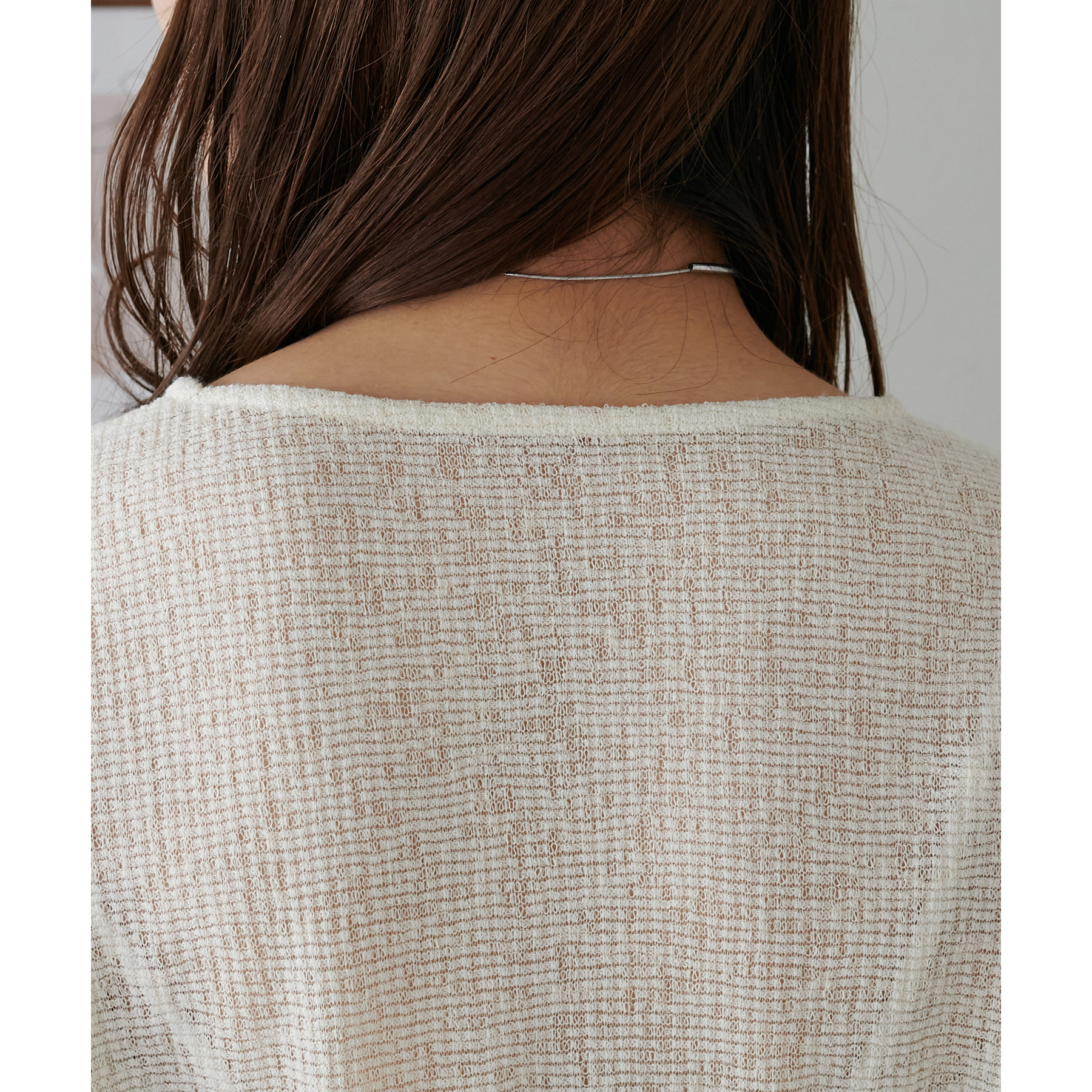 メランジ胸ギャザープルオーバー | ファッション通販サイト NUGU