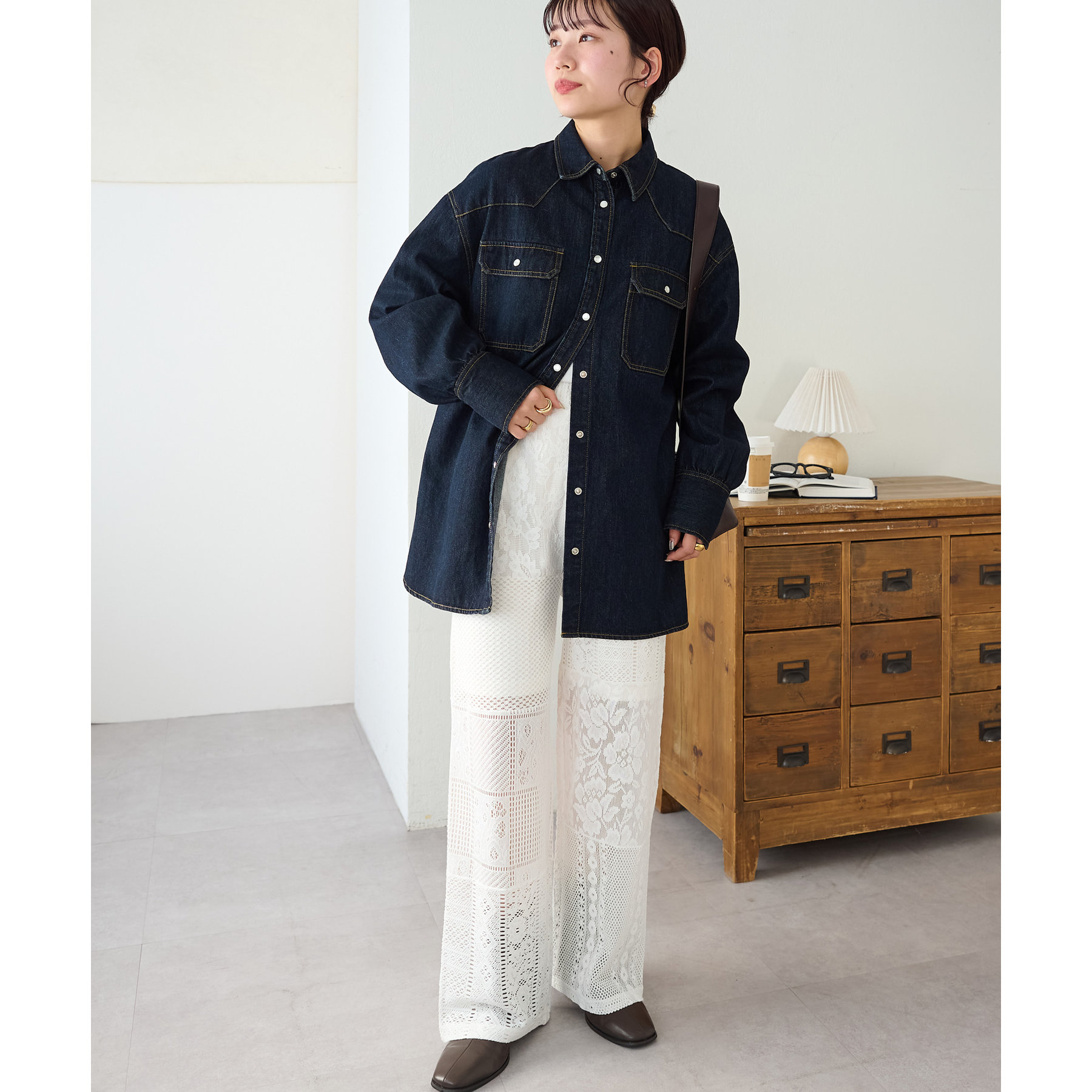 パッチワークレースパンツ | ファッション通販サイト NUGU