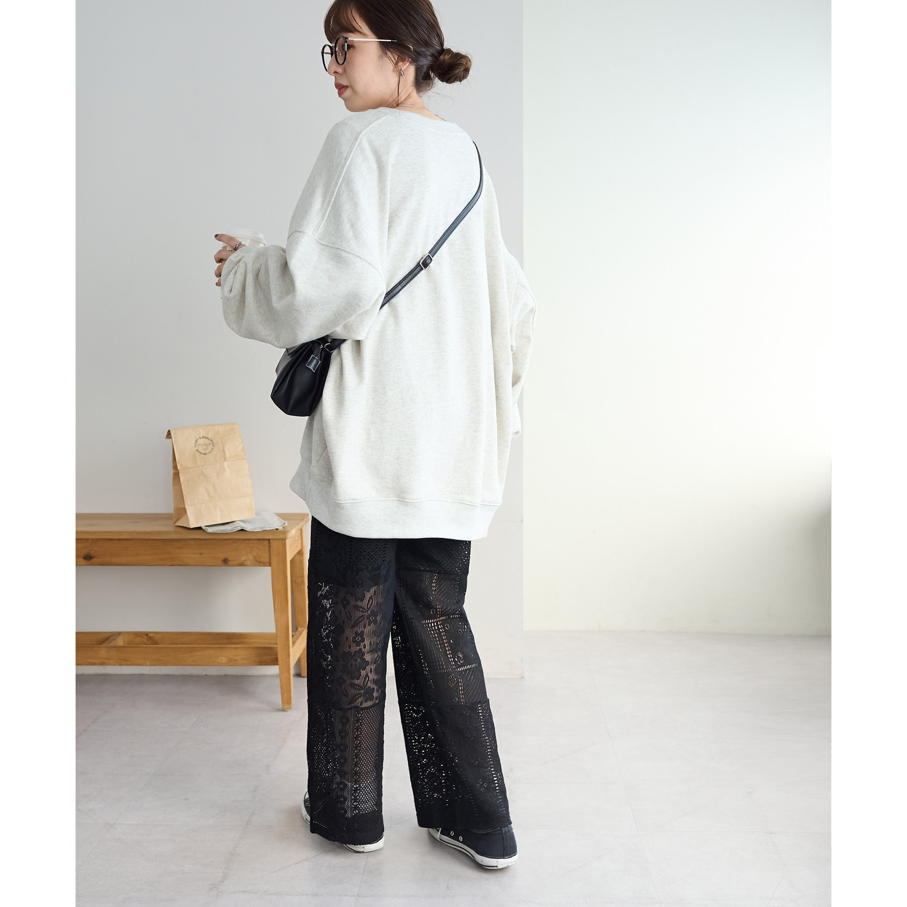 新品未使用✨ハグオーワー　カットワークレースパッチワークパンツ パッチワークレースパンツ | HUG O WaR ONLINE STORE