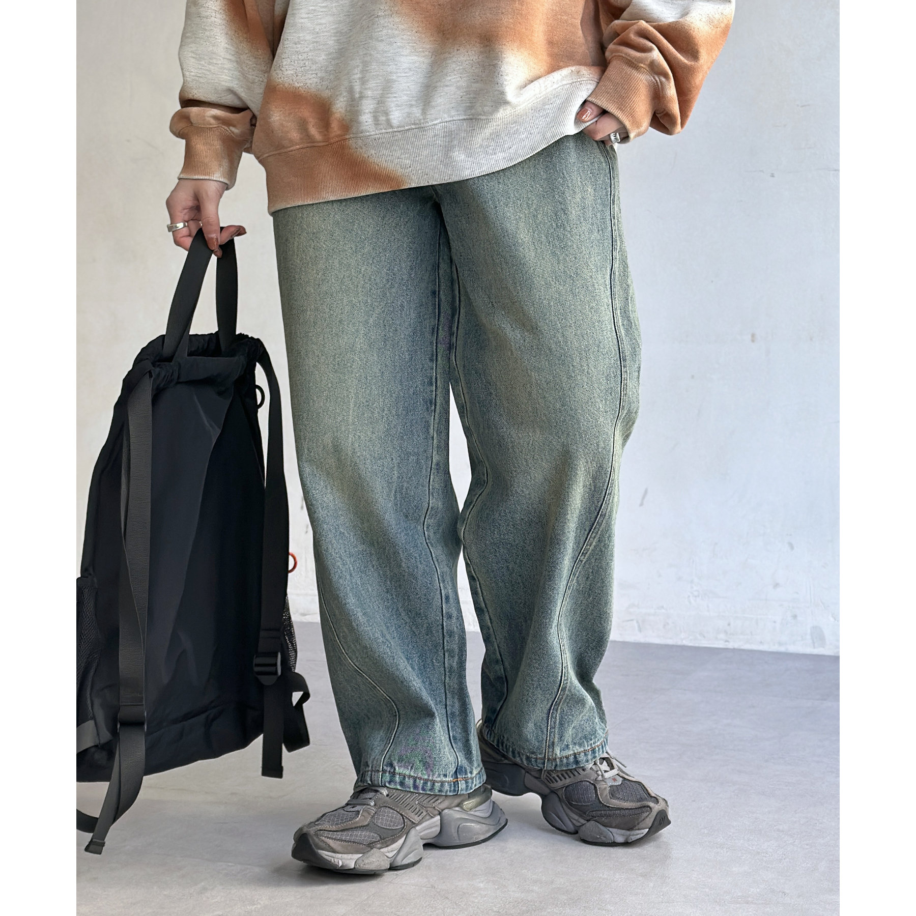 ツイストデニムパンツ | ファッション通販サイト NUGU