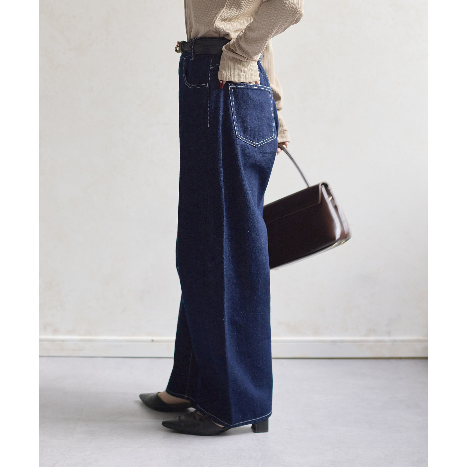n.a_9　バレルシルエット　デニム バレルデニムパンツ | ファッション通販サイト NUGU