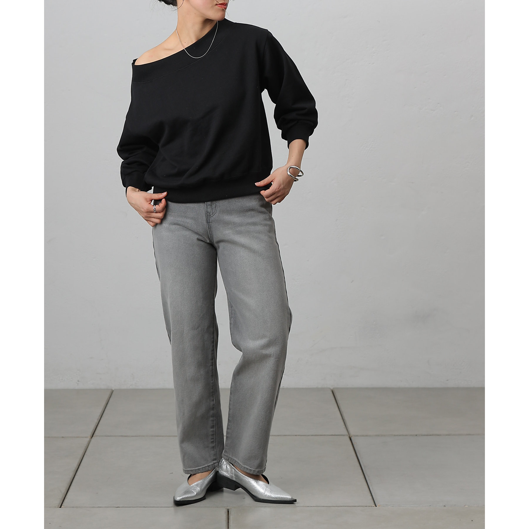 オフショルスウェットプルオーバー | ファッション通販サイト NUGU