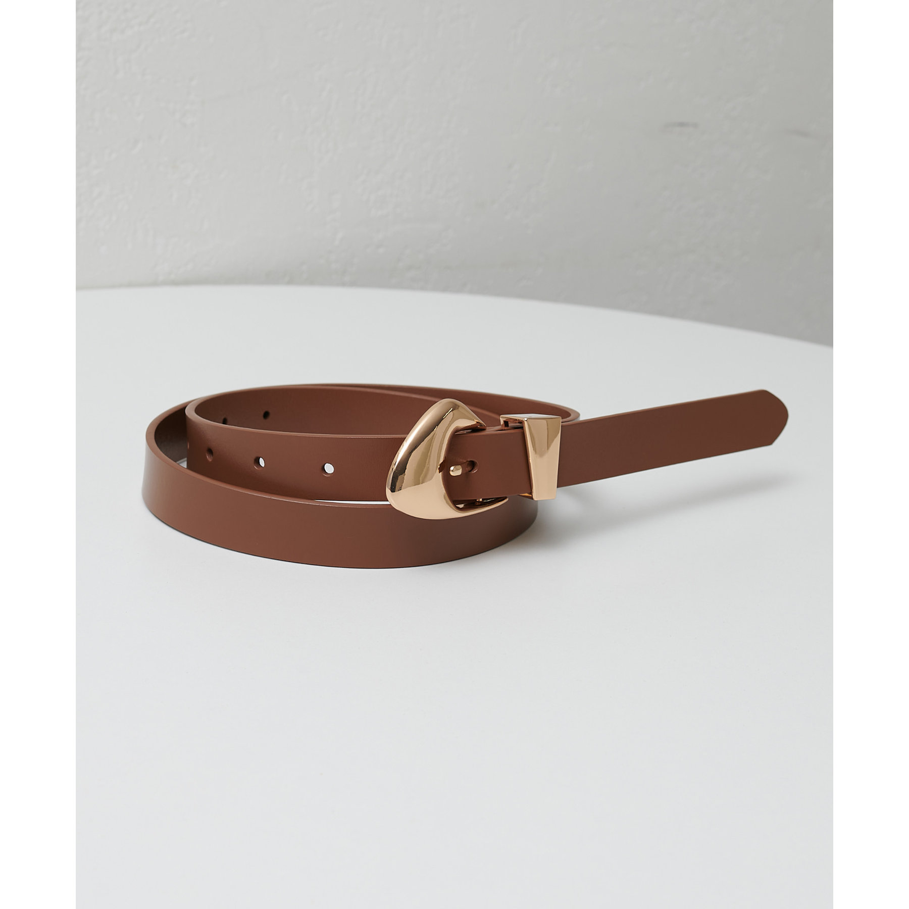 45R ナバッコバックルのベルト レザー ブラウン 45R ナバッコバックル