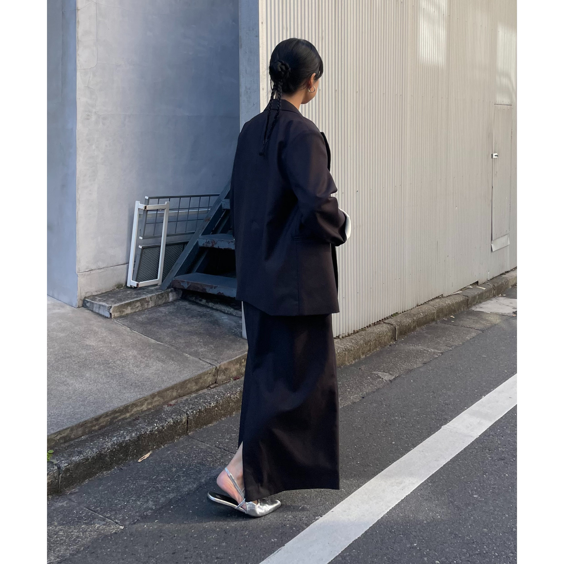 未使用 コイノブヒデ　ワンピース デザインヘムニットワンピース /日本製(ワンピース) | HIROKO