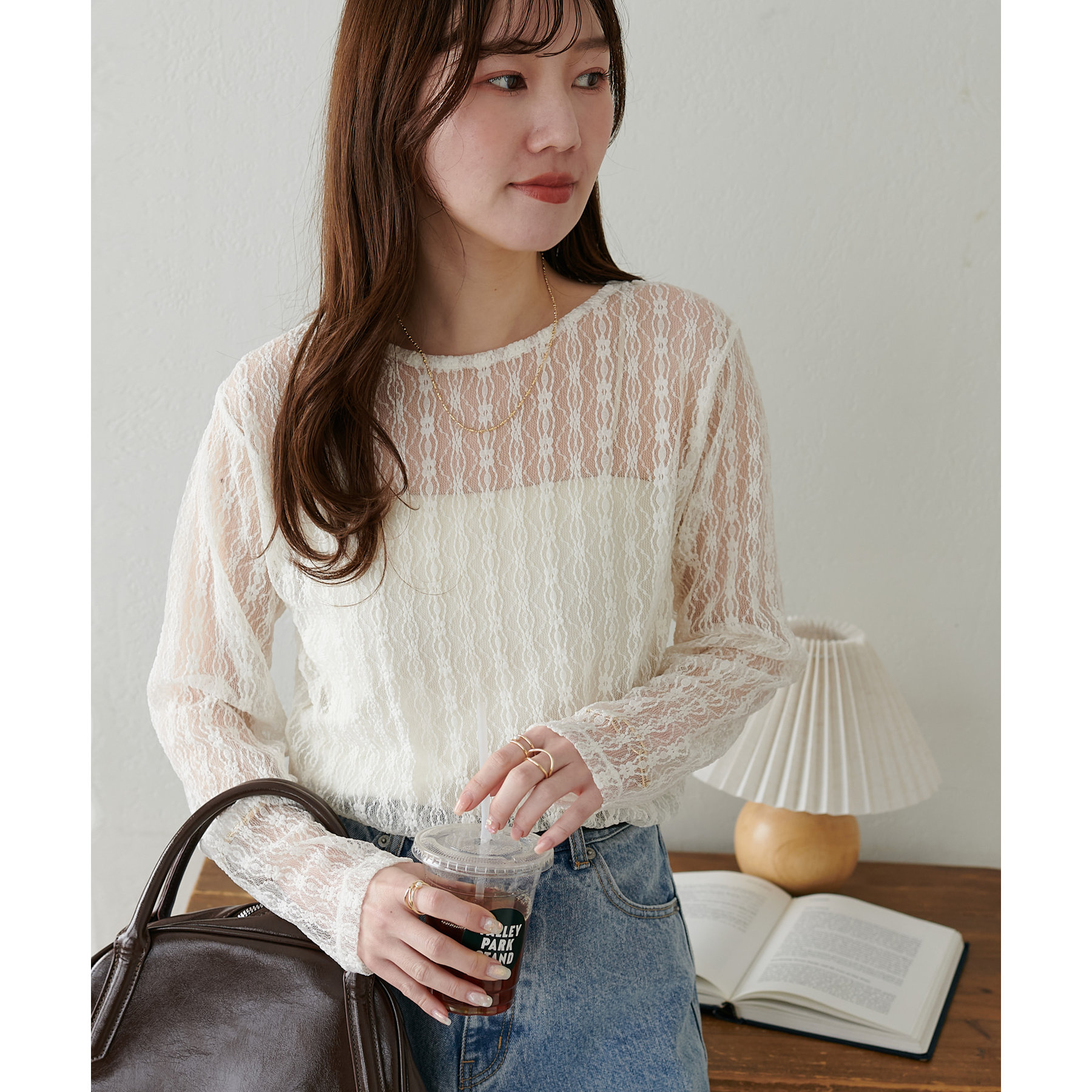 WEB限定】カットレースプルオーバー | ファッション通販サイト NUGU