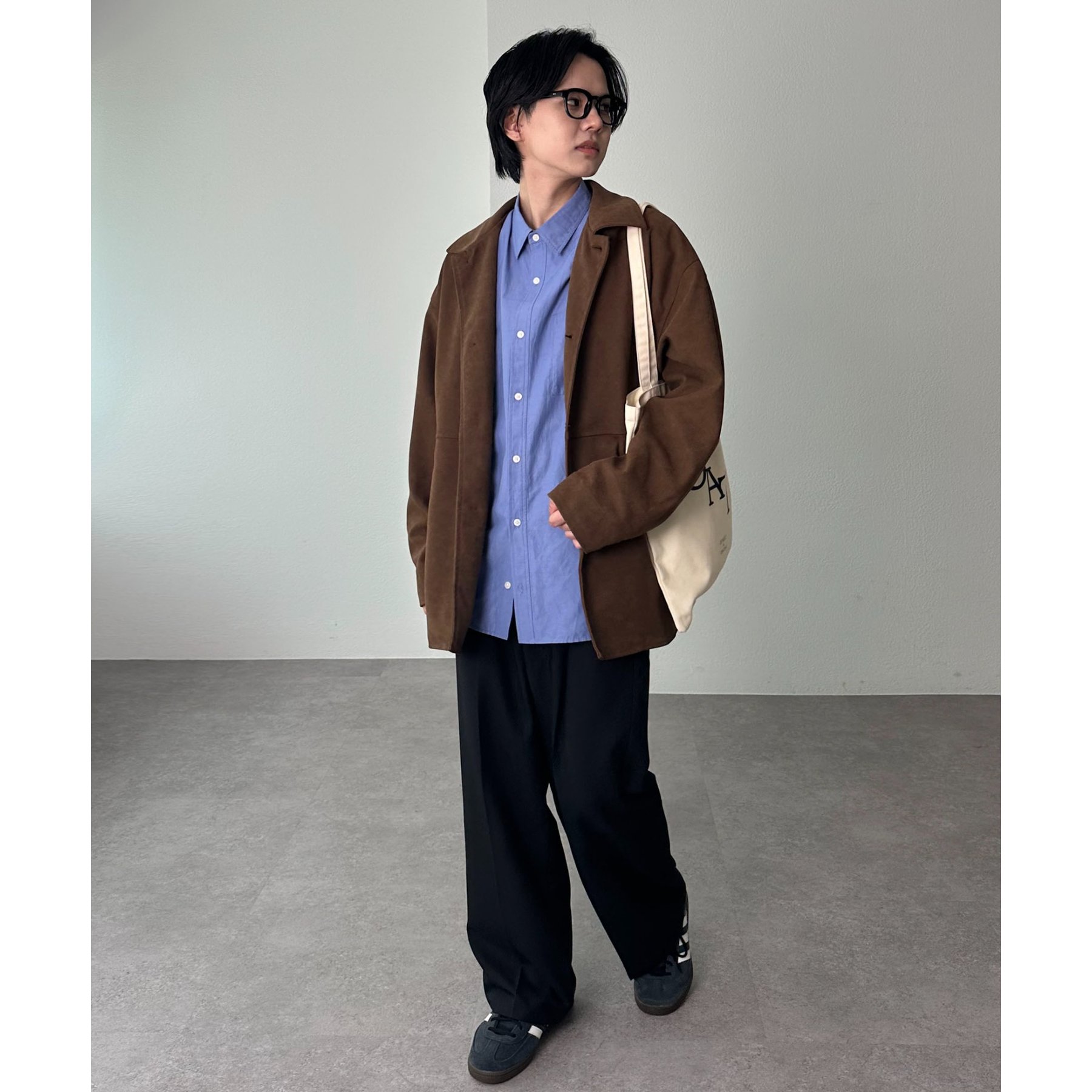 ユニセックス】フェイクスエードショートコート | ファッション