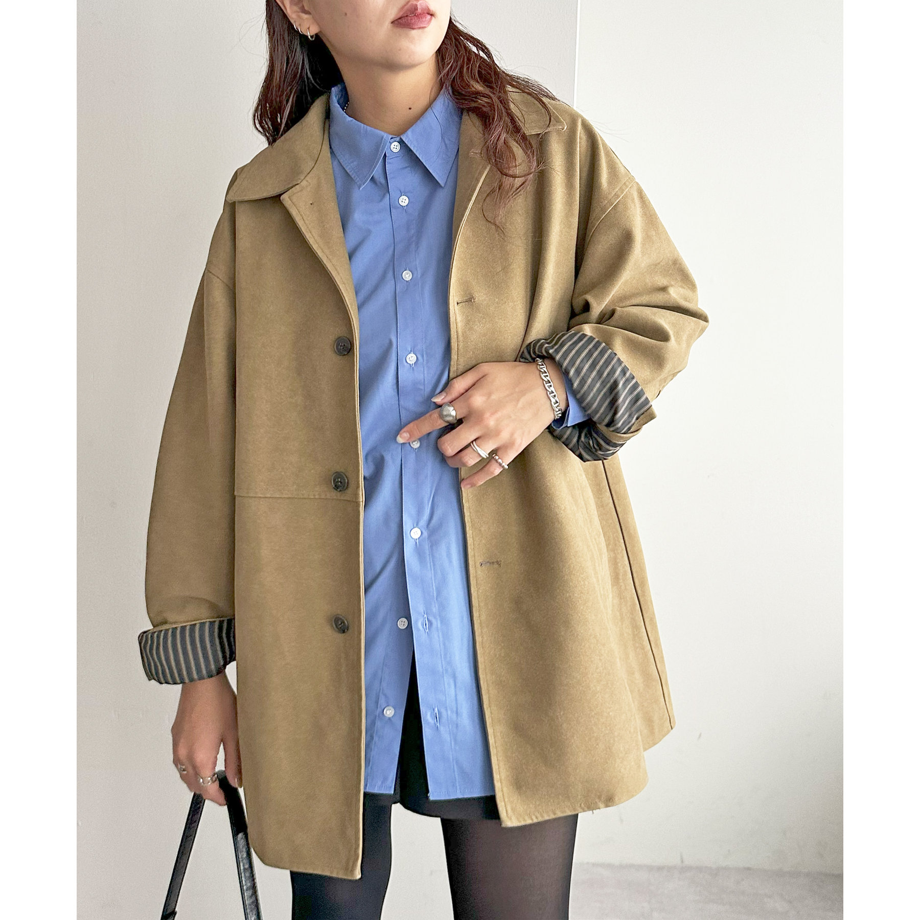 2WAYミリタリーショートトレンチ DOUBLET 20SS marionetteトレンチ