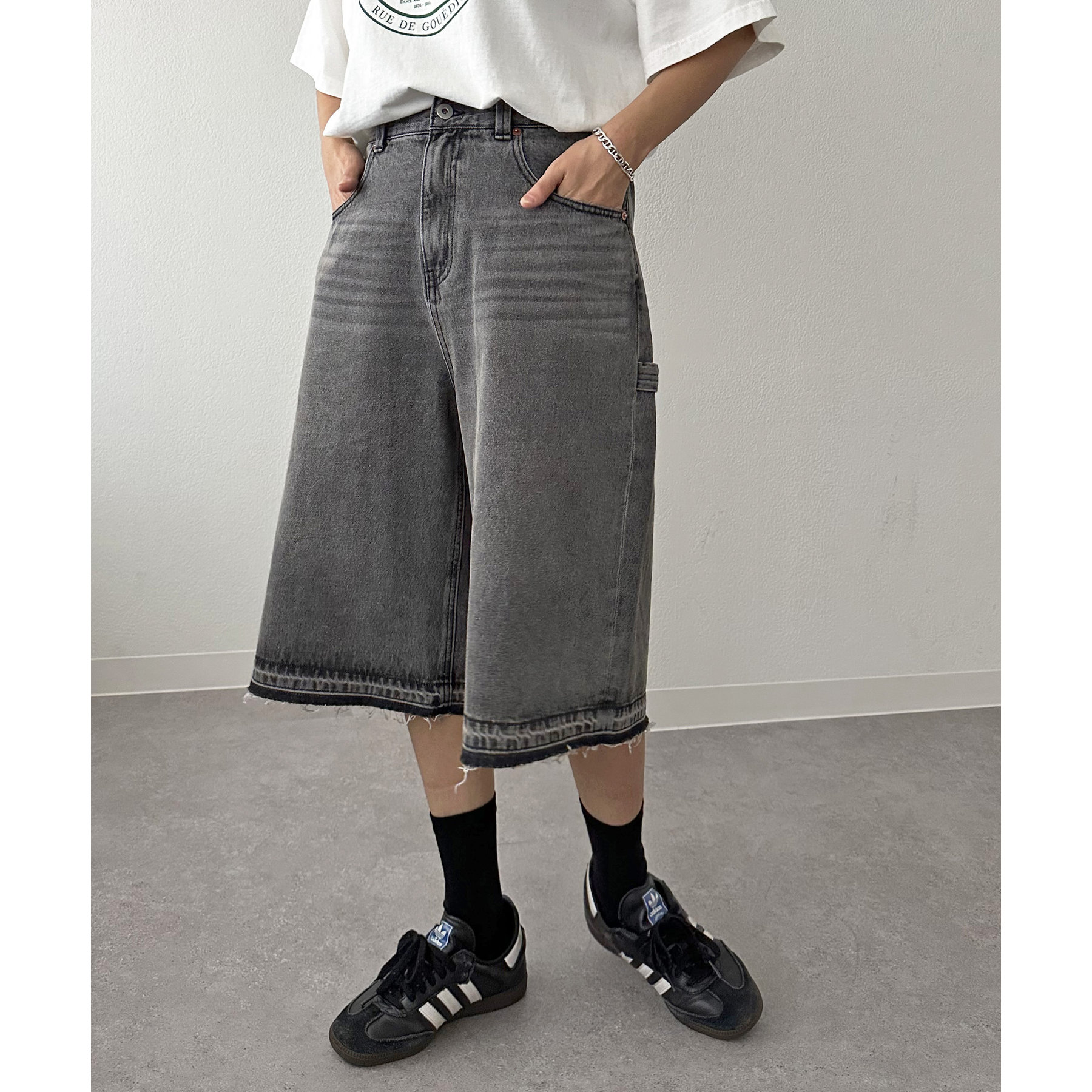 ユニセックス】デニムハーフパンツ | ファッション通販サイト NUGU