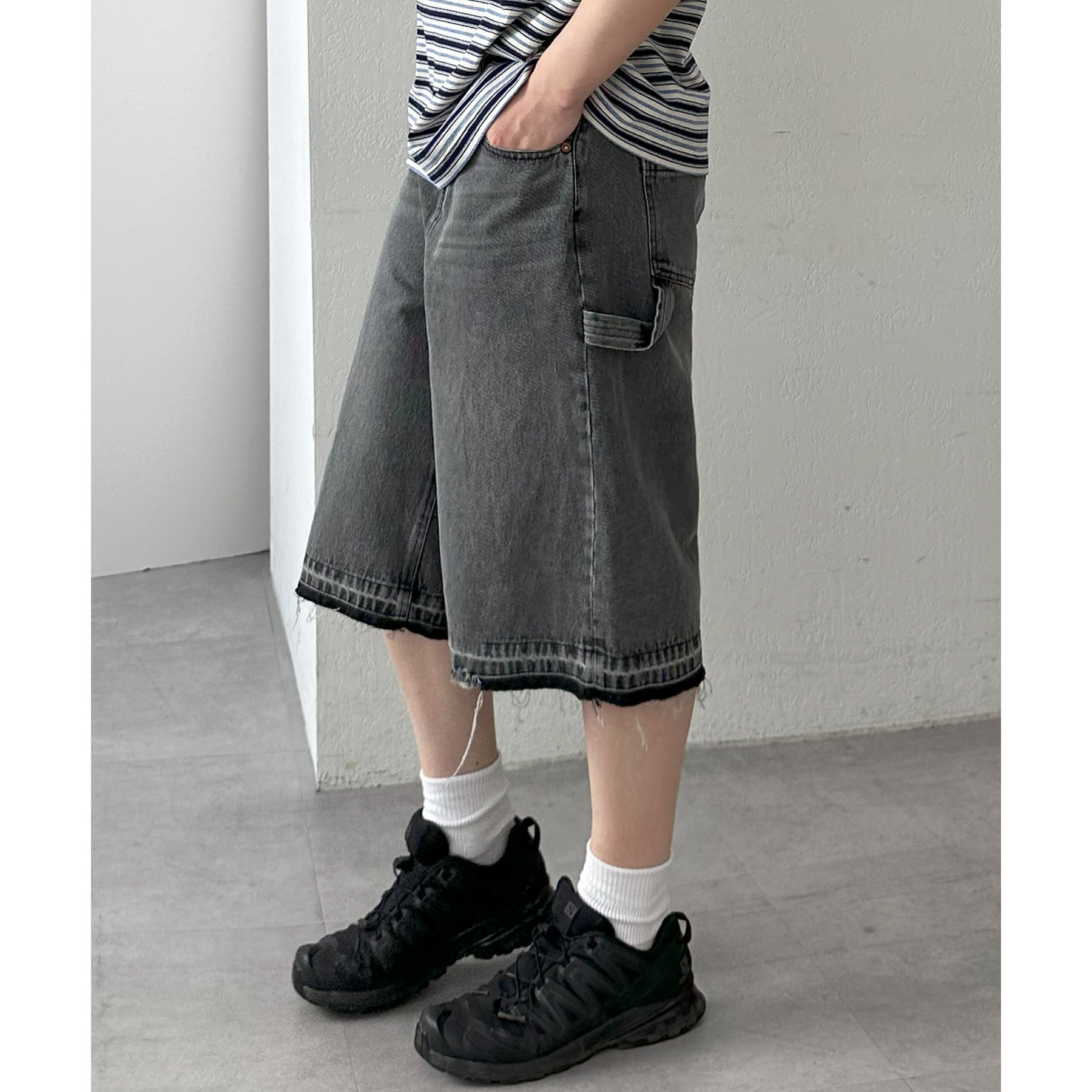 ユニセックス】デニムハーフパンツ | ファッション通販サイト NUGU