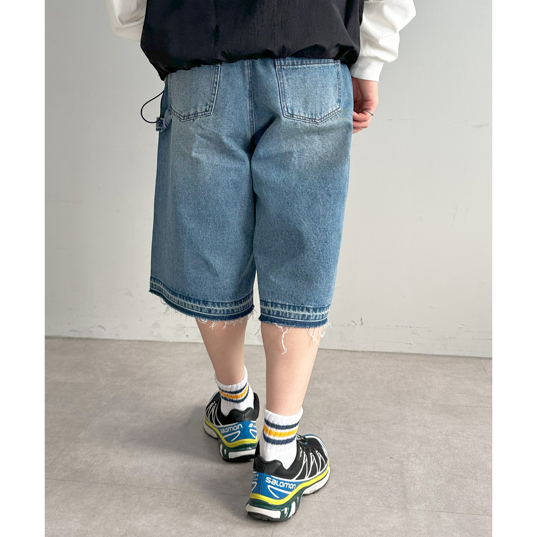 ネイバーフッドデニムハーフパンツ NEIGHBORHOOD|ネイバーフッド】DENIM PAINTER SHORT PANTS