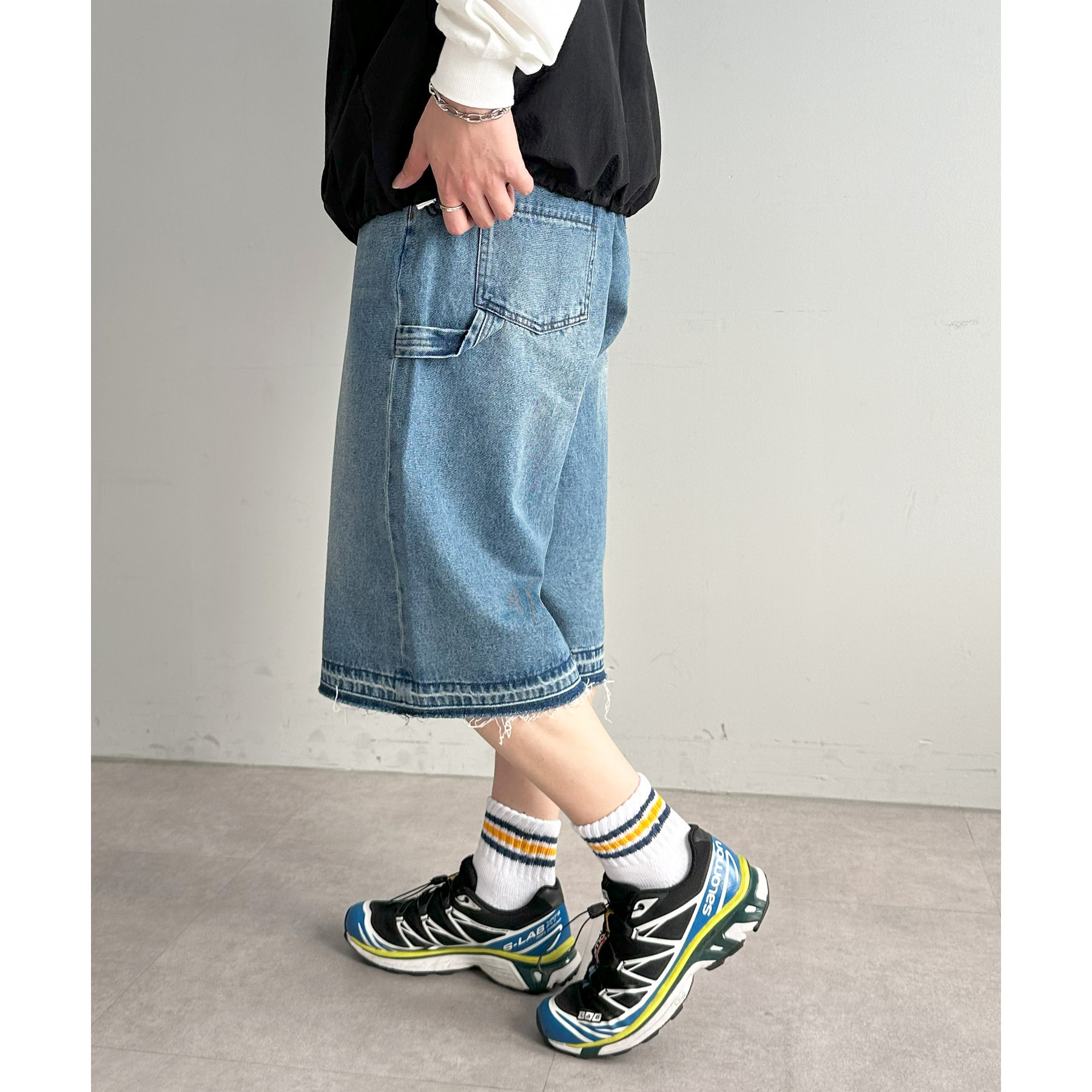 ユニセックス】デニムハーフパンツ | ファッション通販サイト NUGU