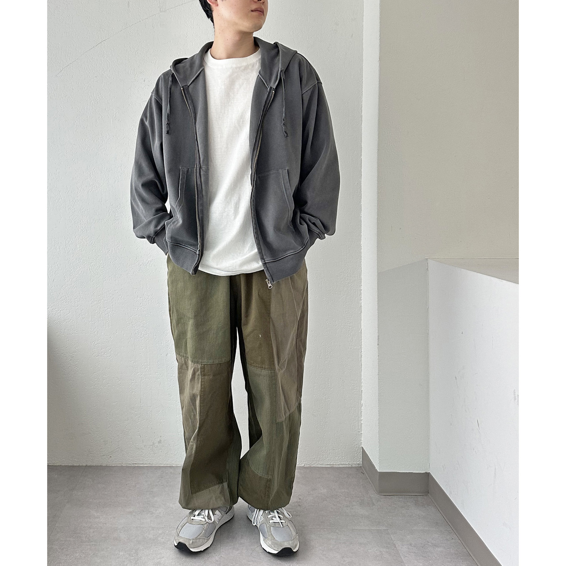 ユニセックス【Entire Studios】エターナル ジップパーカー GRAY ユニセックス【Entire Studios】エターナル ジップパーカー GRAY