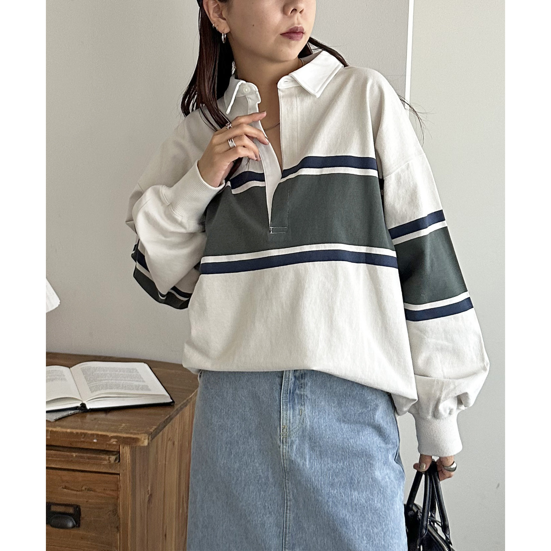marka RUGGER SHIRTS 日本製 ビッグシルエット ラガーシャツ zz-251GST80-027C_145-7.jpg