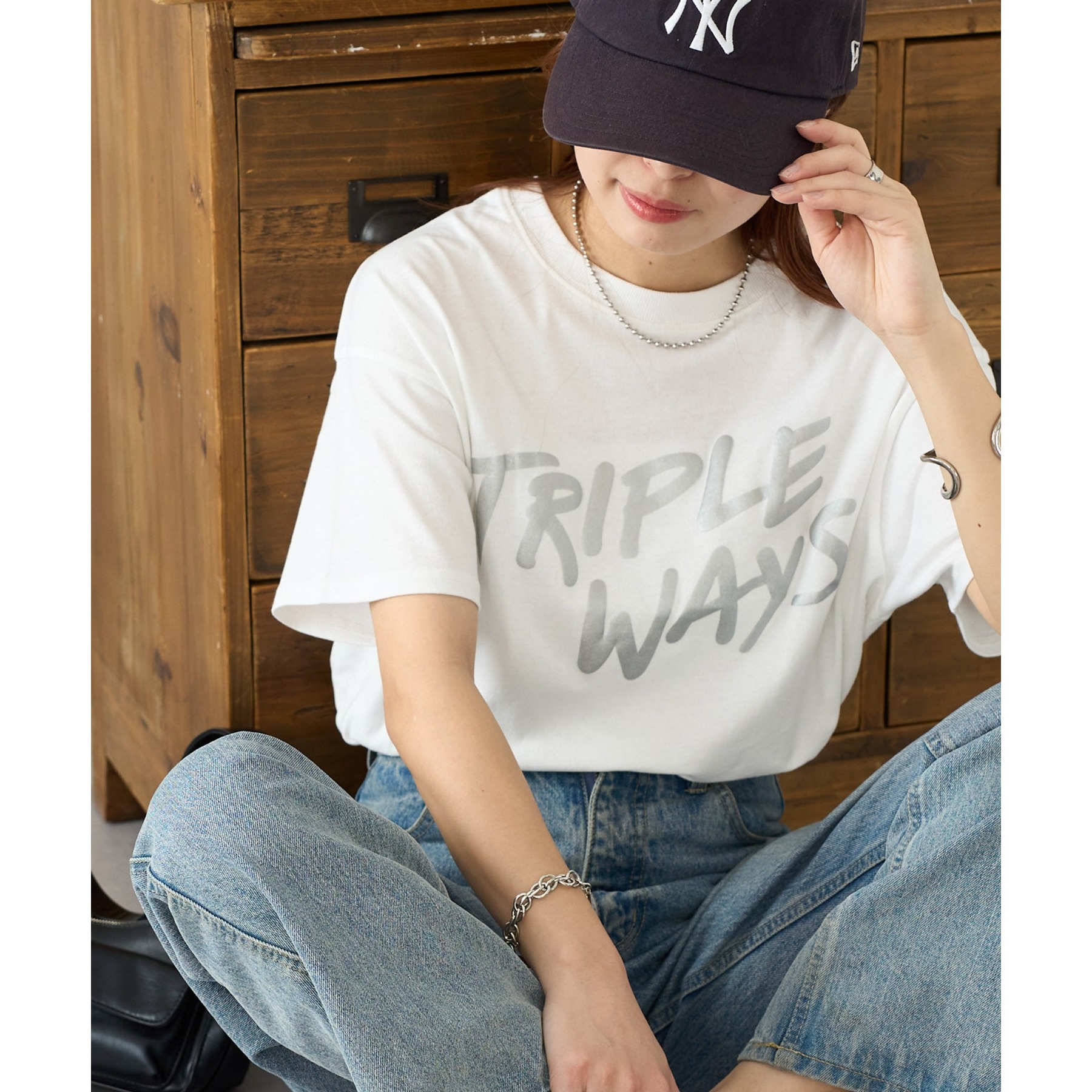 WEB限定】TRIPLEフクレプリントTシャツ | ファッション通販