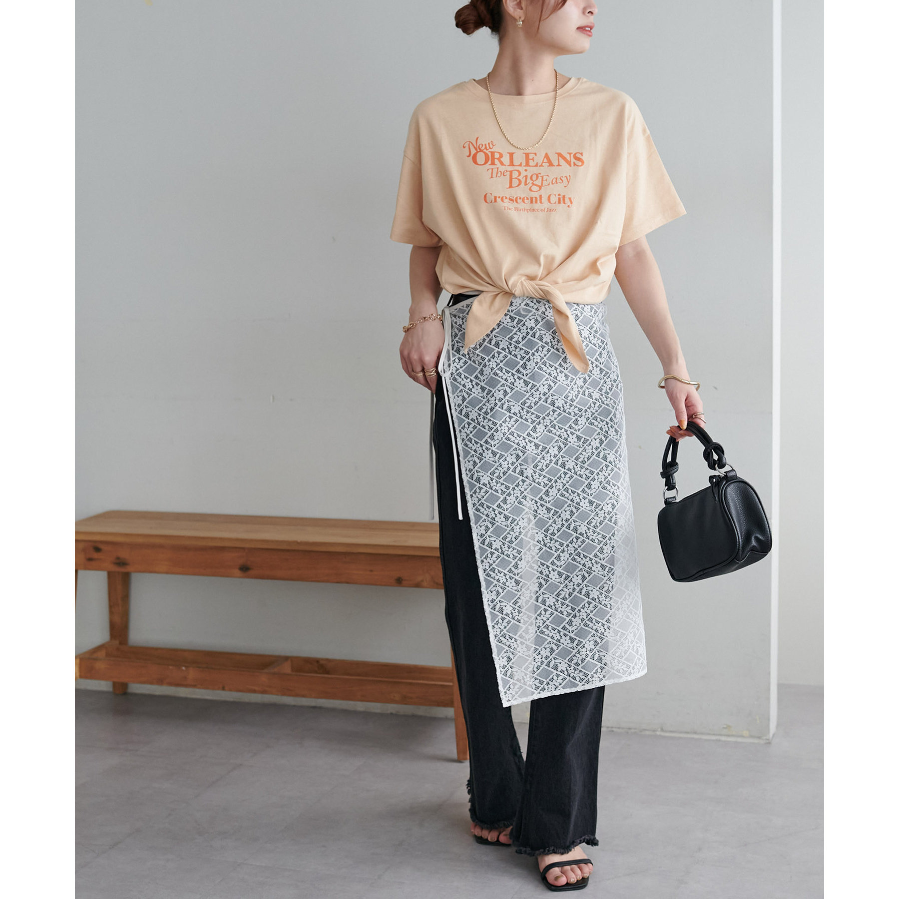 WEB限定】ラップレーススカート | ファッション通販サイト NUGU