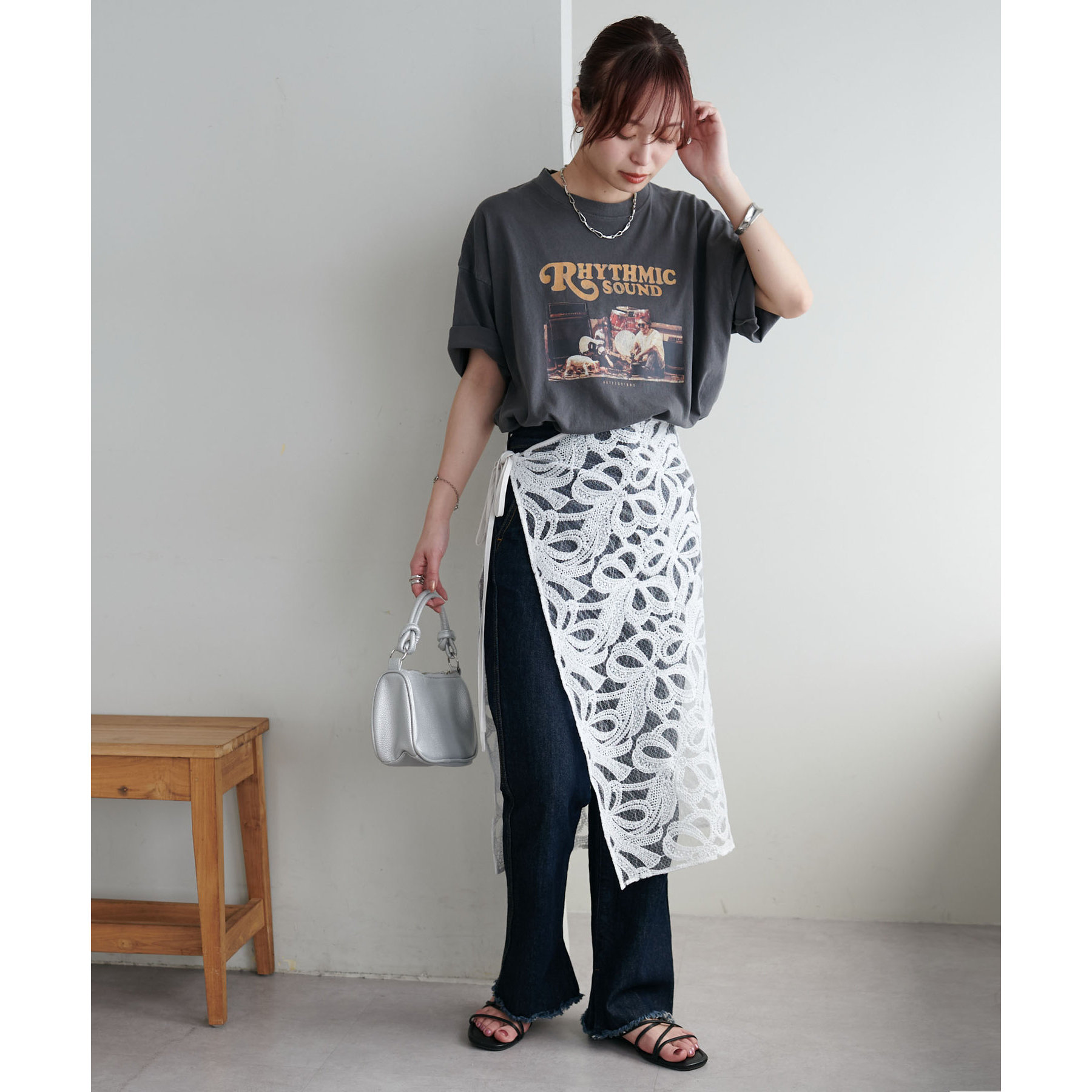 WEB限定】ラップレーススカート | ファッション通販サイト NUGU