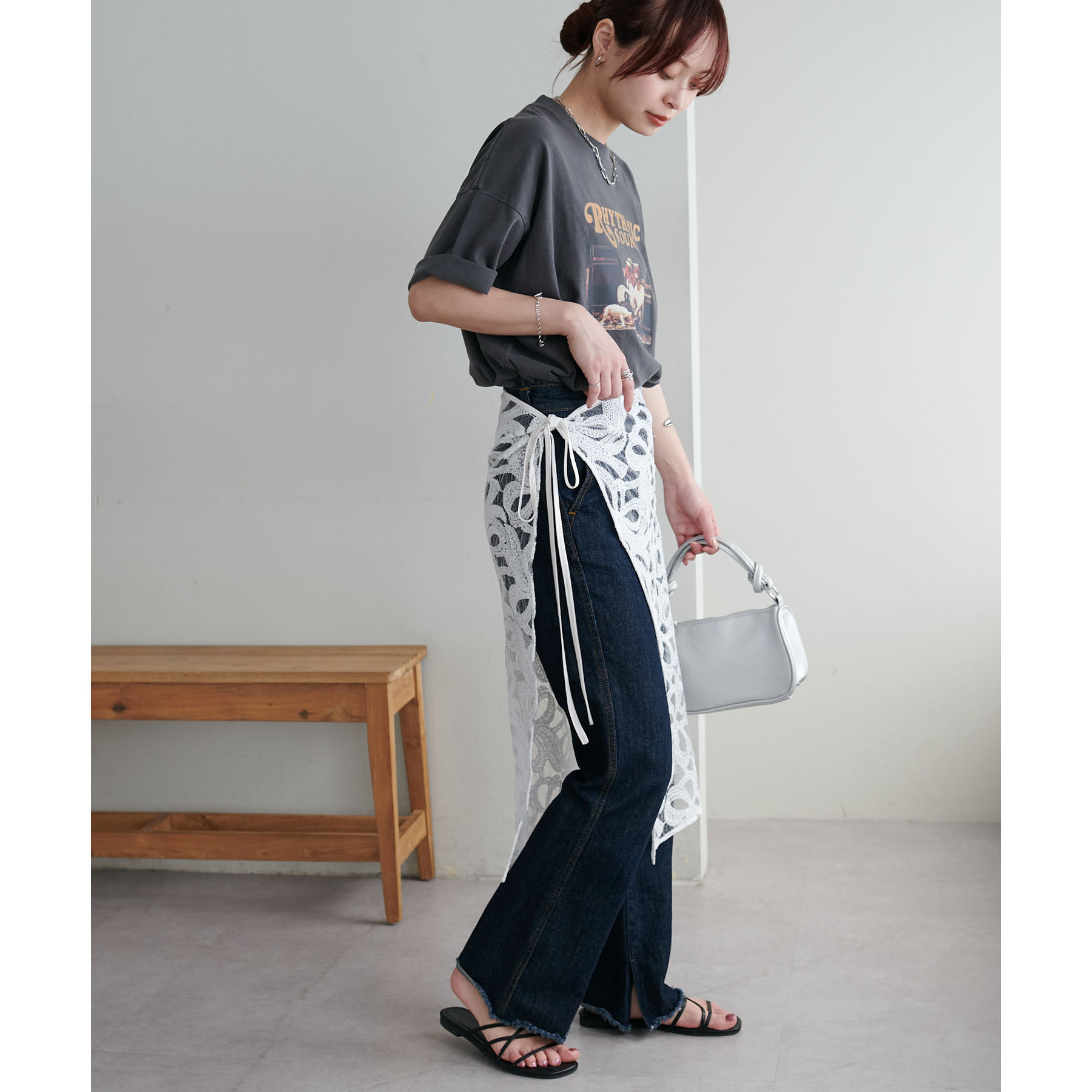 WEB限定】ラップレーススカート | ファッション通販サイト NUGU