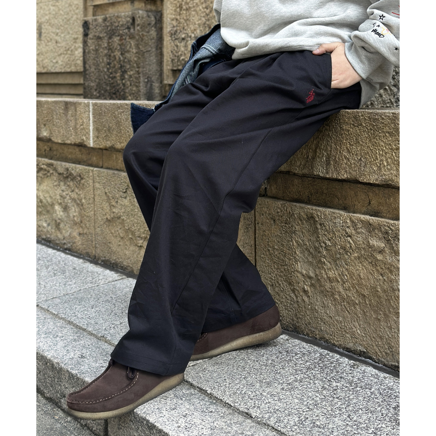 U.S. POLO ASSN.】ツイルイージーパンツ | ファッション通販