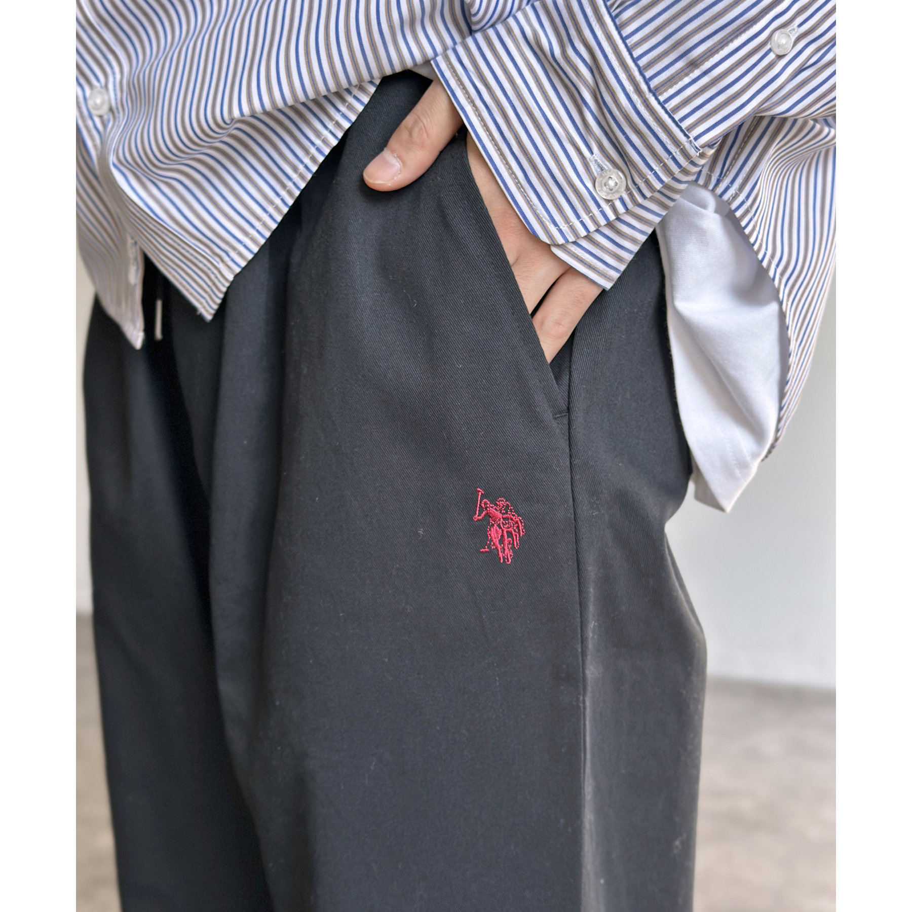 U.S. POLO ASSN.】ツイルイージーパンツ | ファッション通販