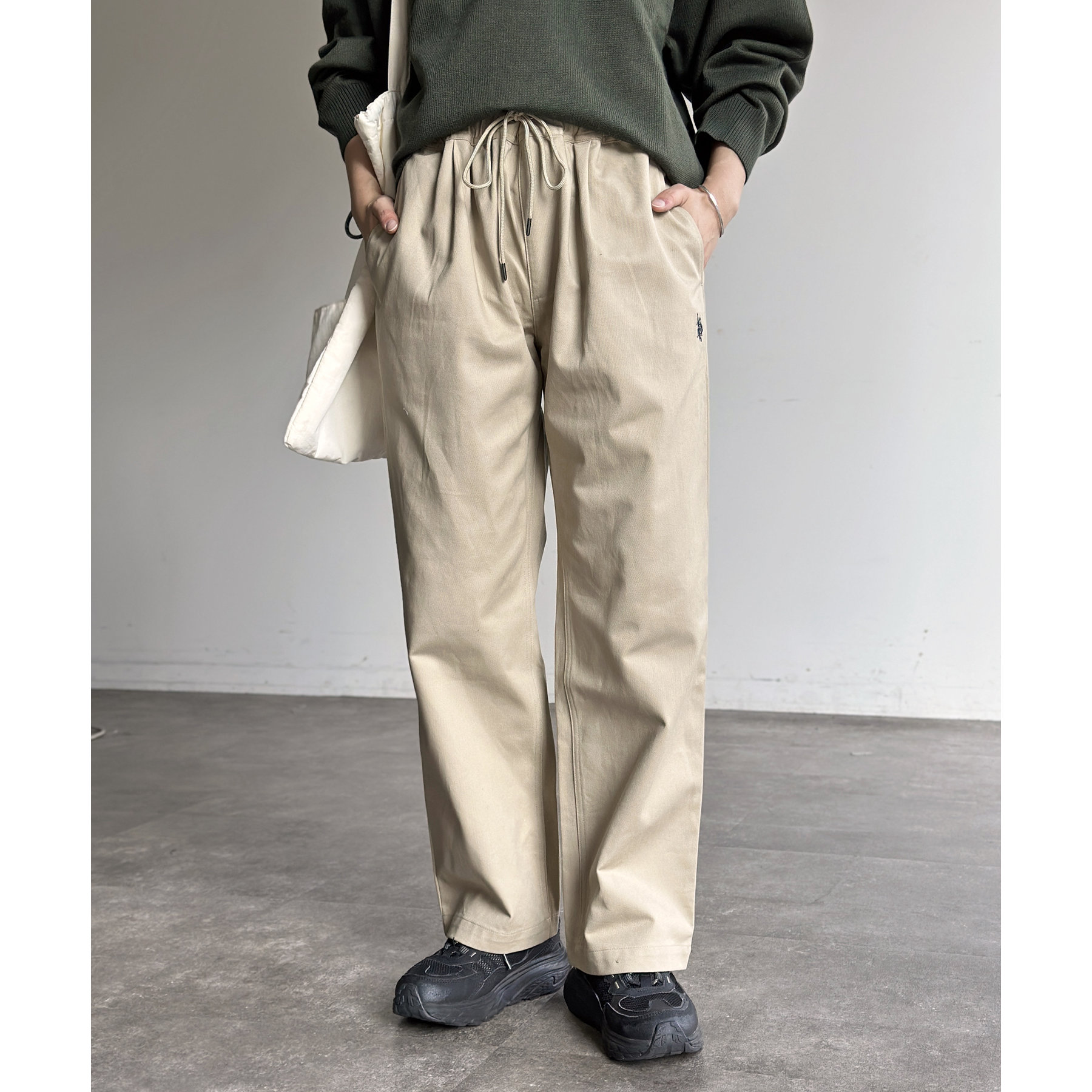 パンツ yyyyyusig U.S. POLO ASSN.】ツイルイージーパンツ | ファッション通販