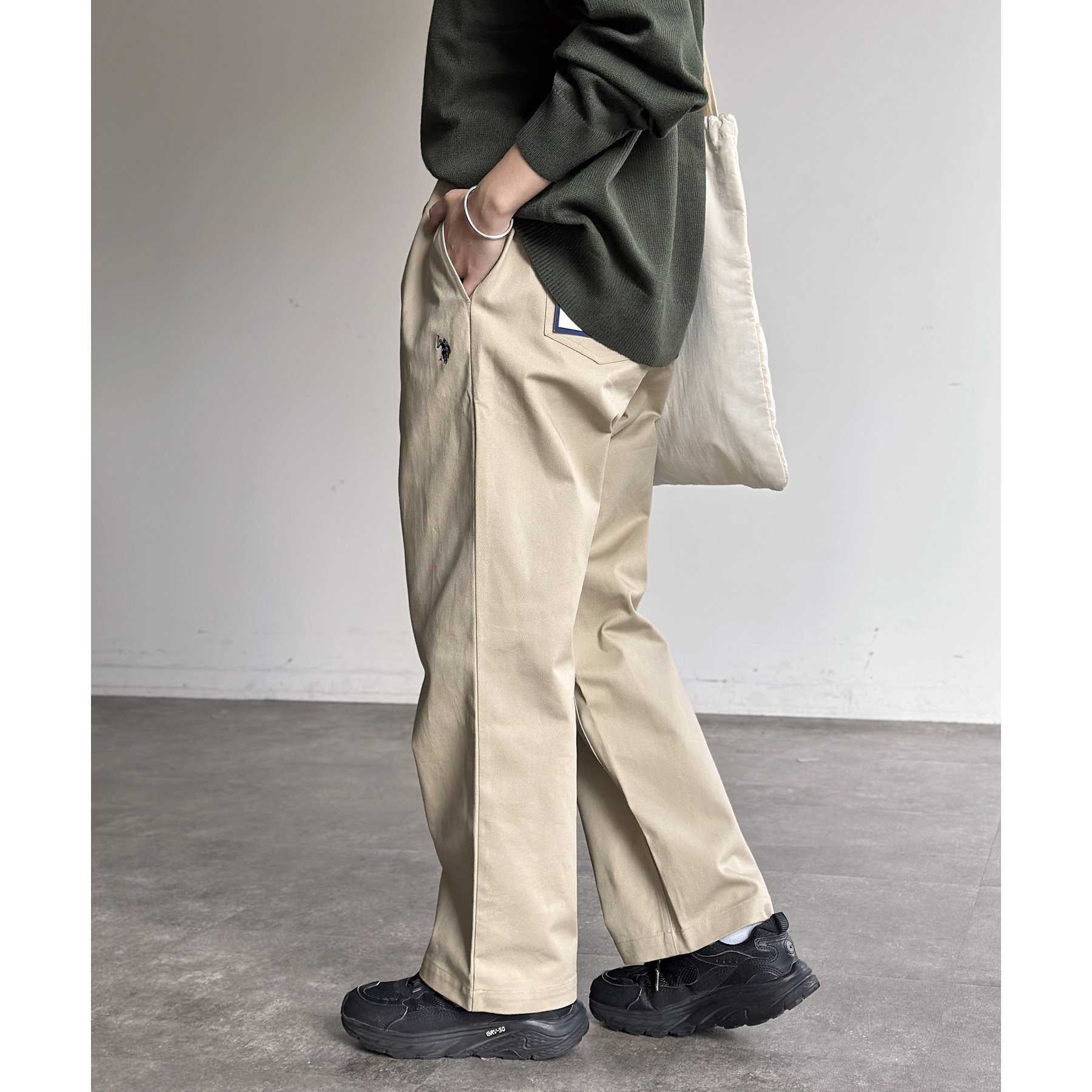 apolina パンツ U.S. POLO ASSN.】ツイルイージーパンツ | ファッション通販