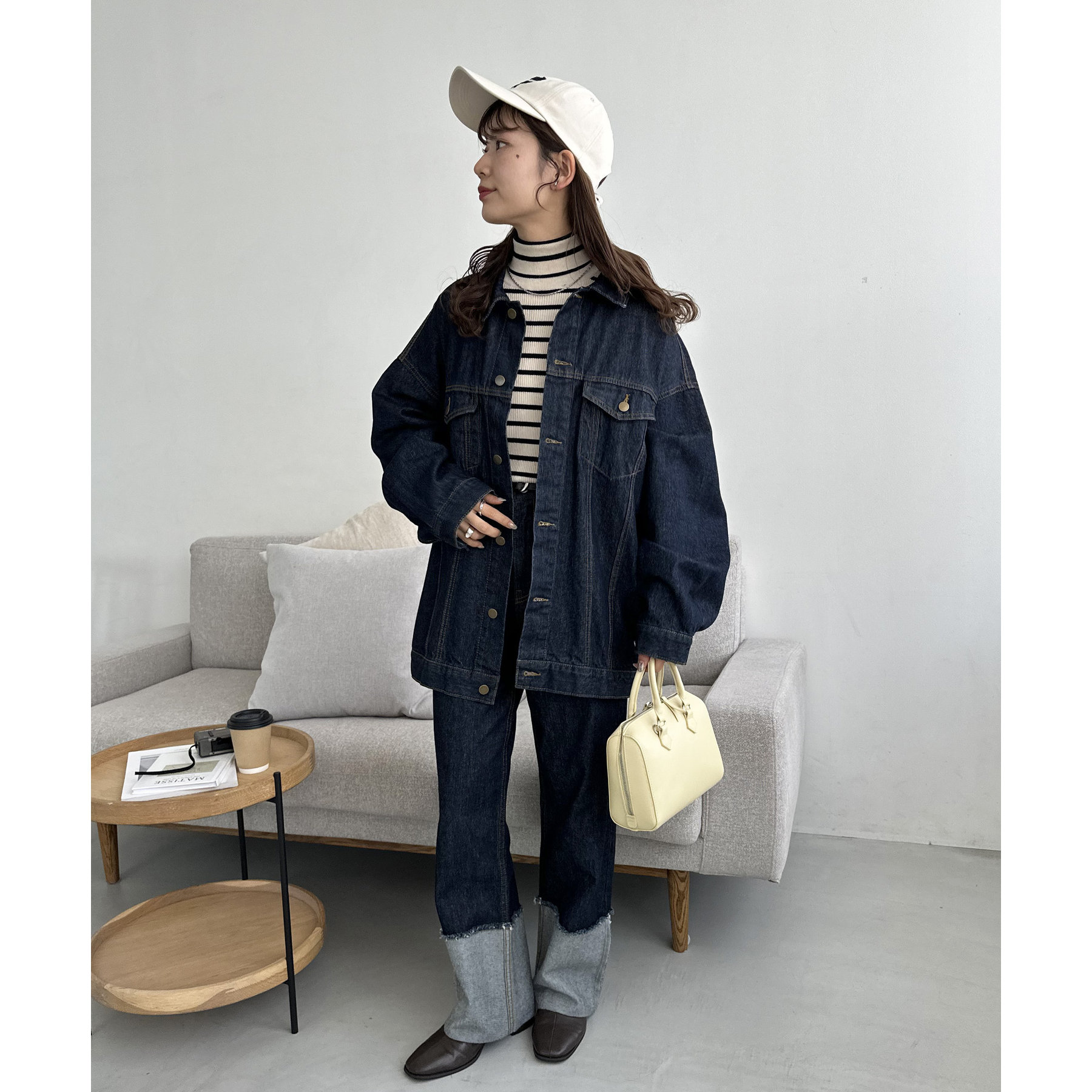 バックリボン刺繍キャップ | ファッション通販サイト NUGU